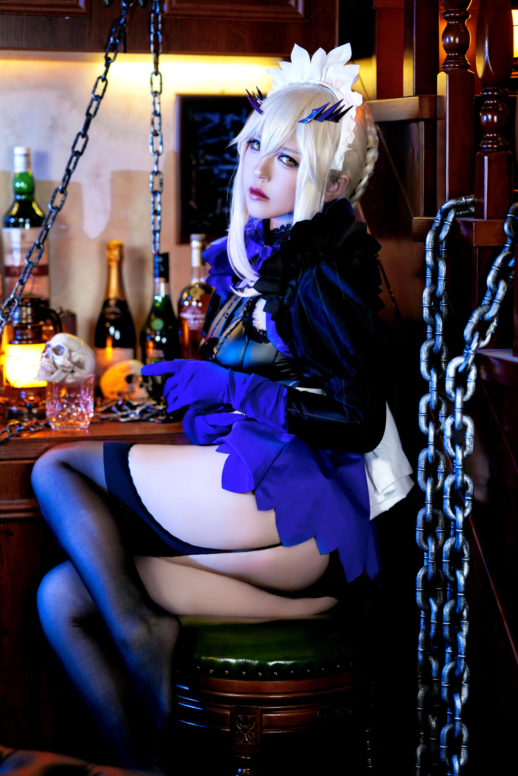 [网红COSER写真] 半半子 - LancerAlter Maid