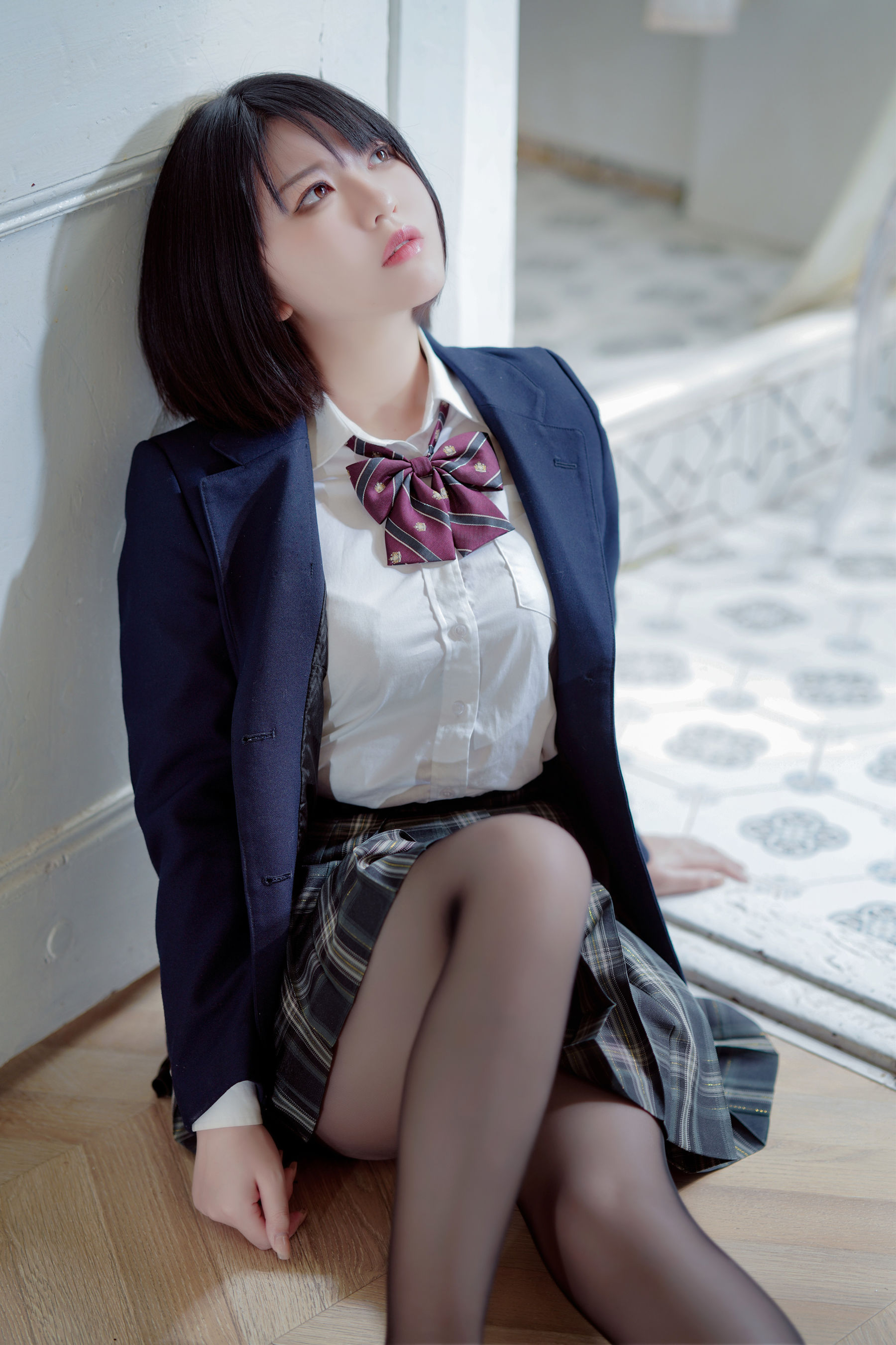 [网红COSER写真] 半半子 - 彼女の制服姿が好き