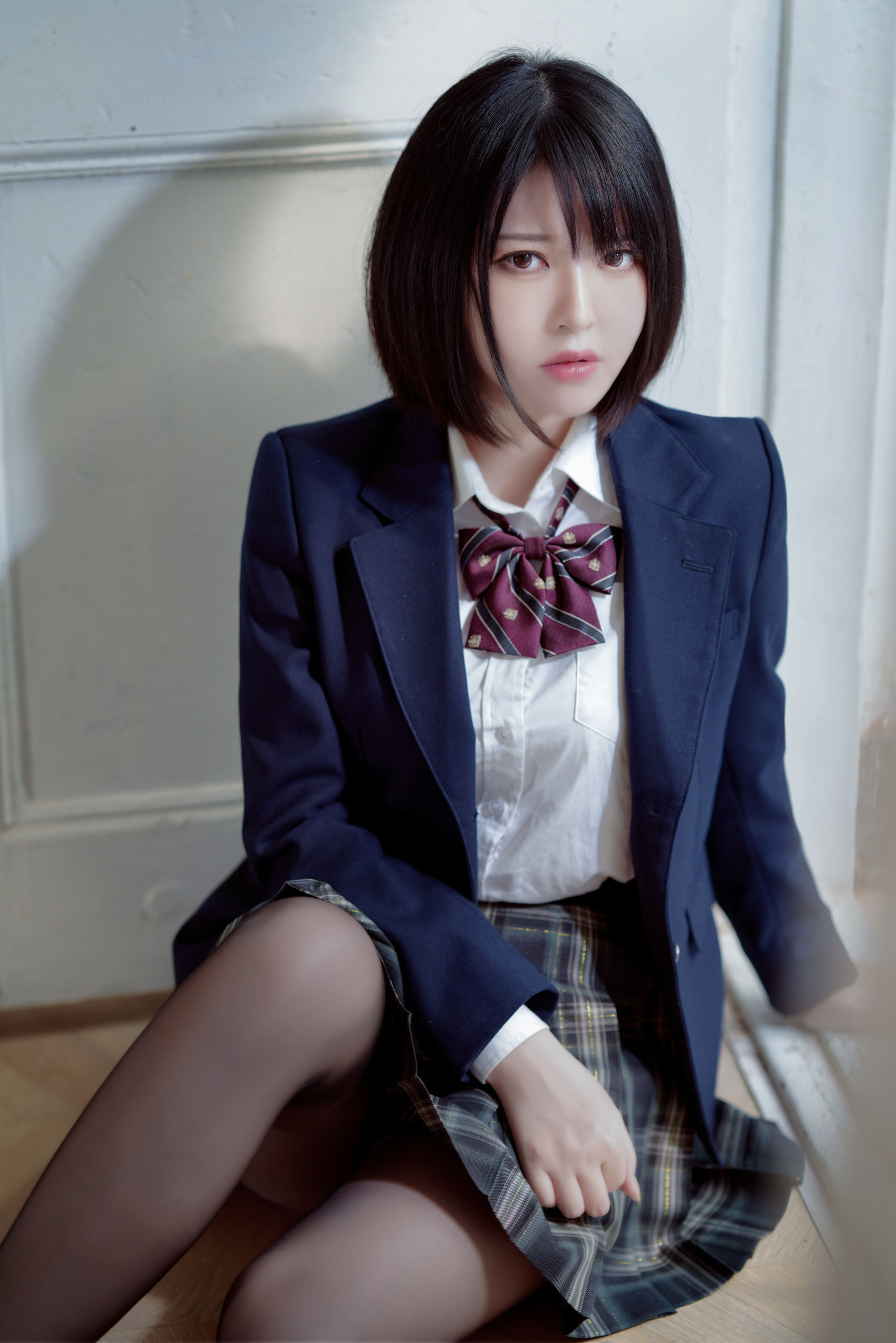 [网红COSER写真] 半半子 - 彼女の制服姿が好き