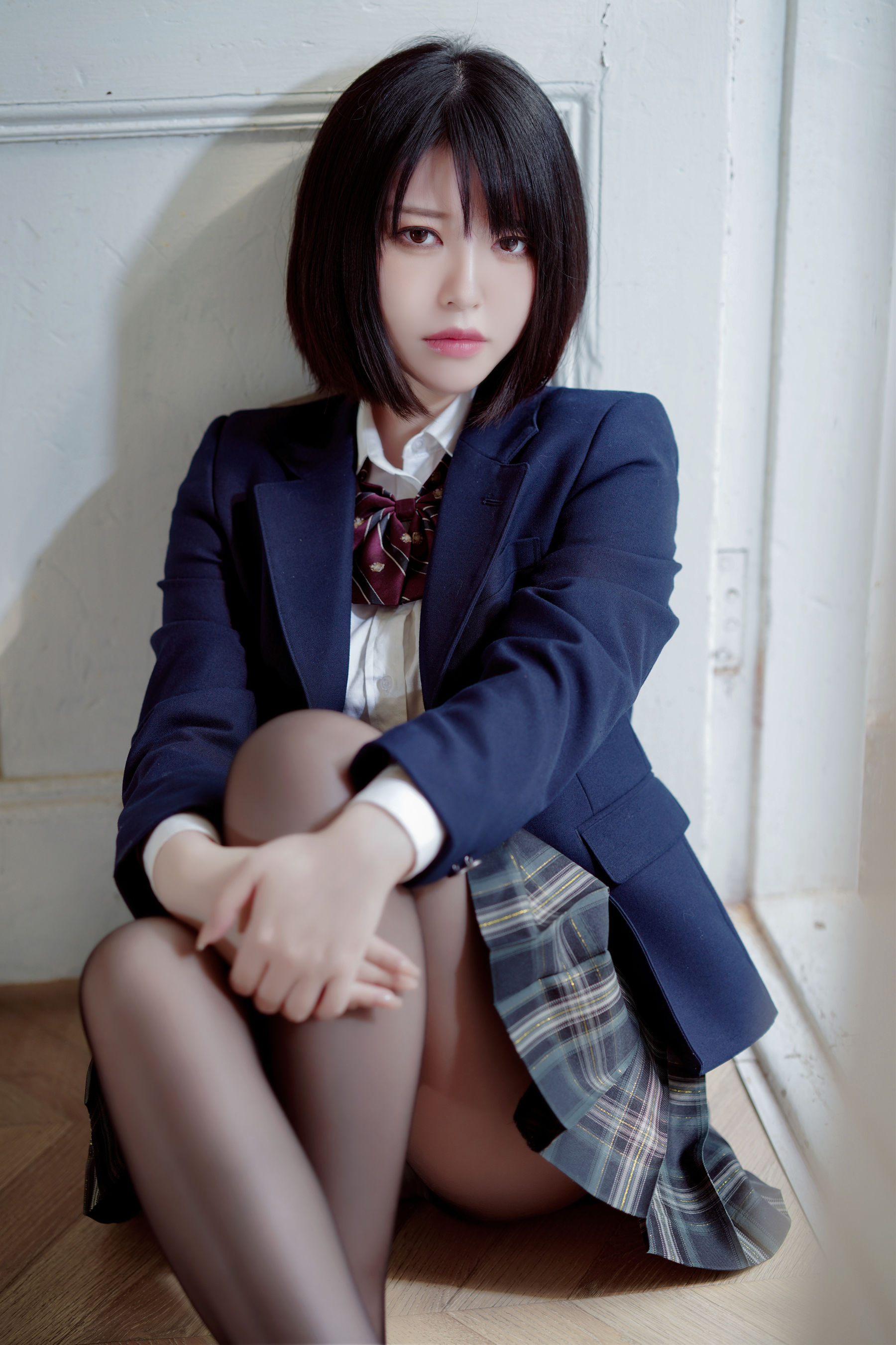 [网红COSER写真] 半半子 - 彼女の制服姿が好き