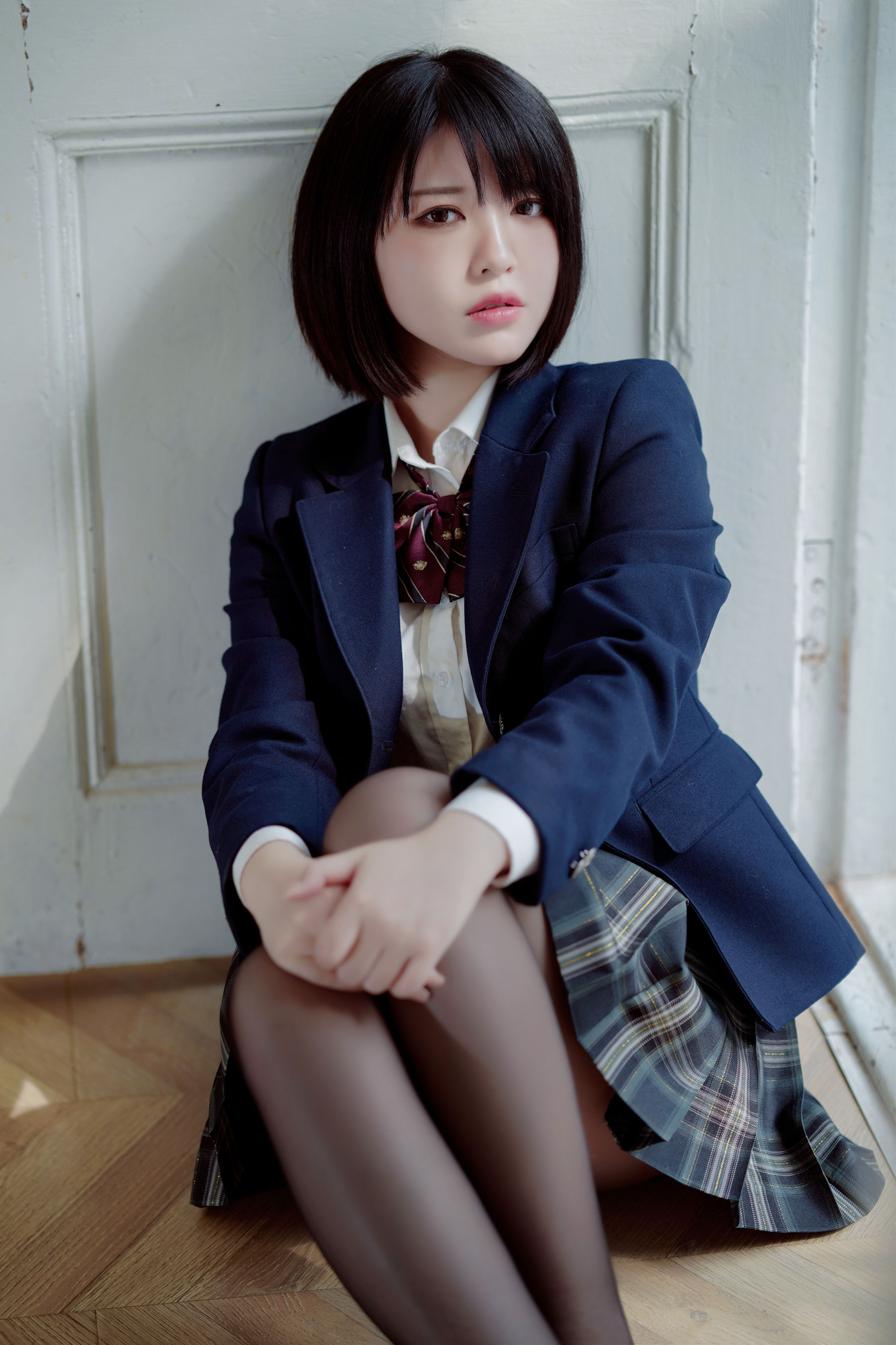 [网红COSER写真] 半半子 - 彼女の制服姿が好き