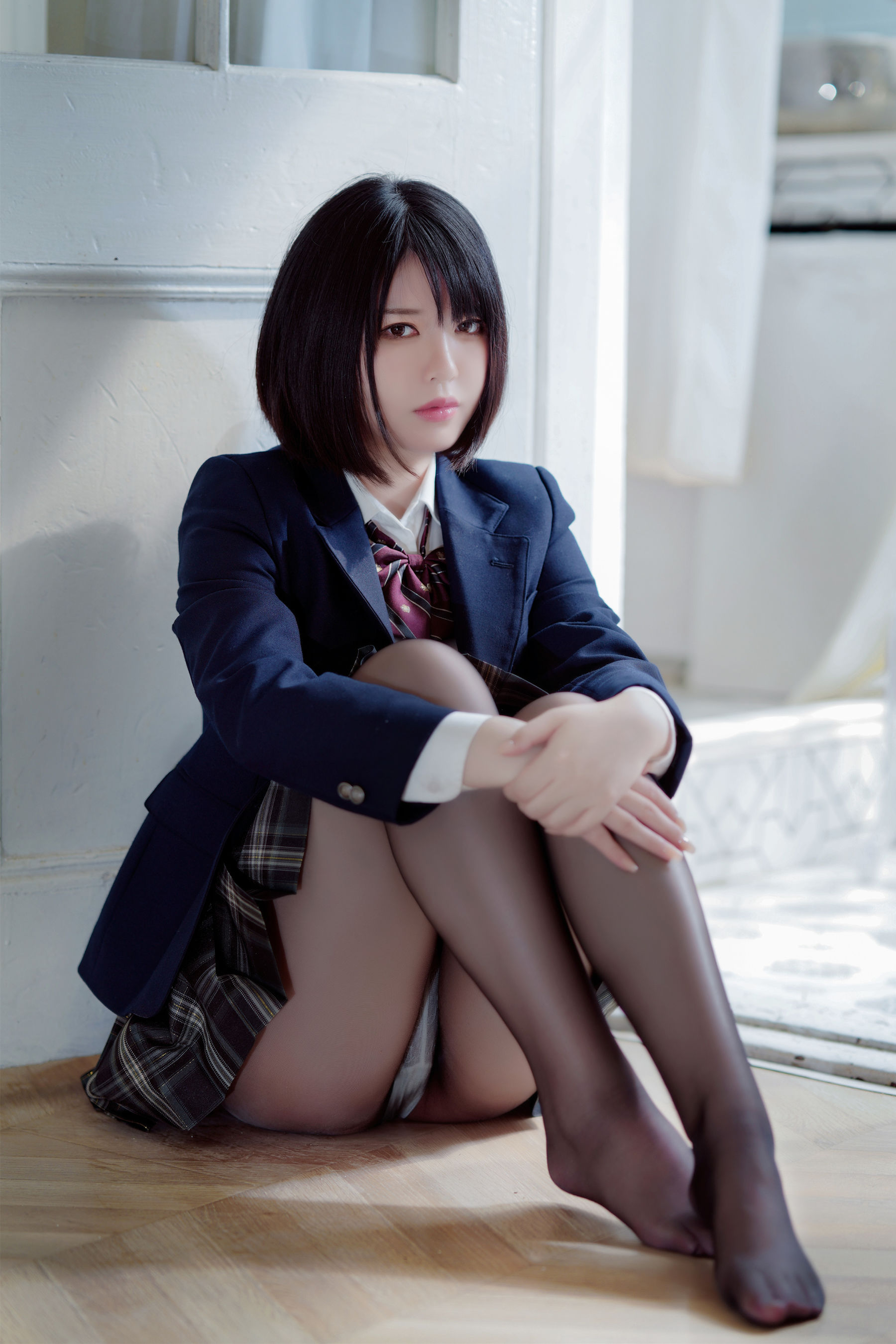 [网红COSER写真] 半半子 - 彼女の制服姿が好き