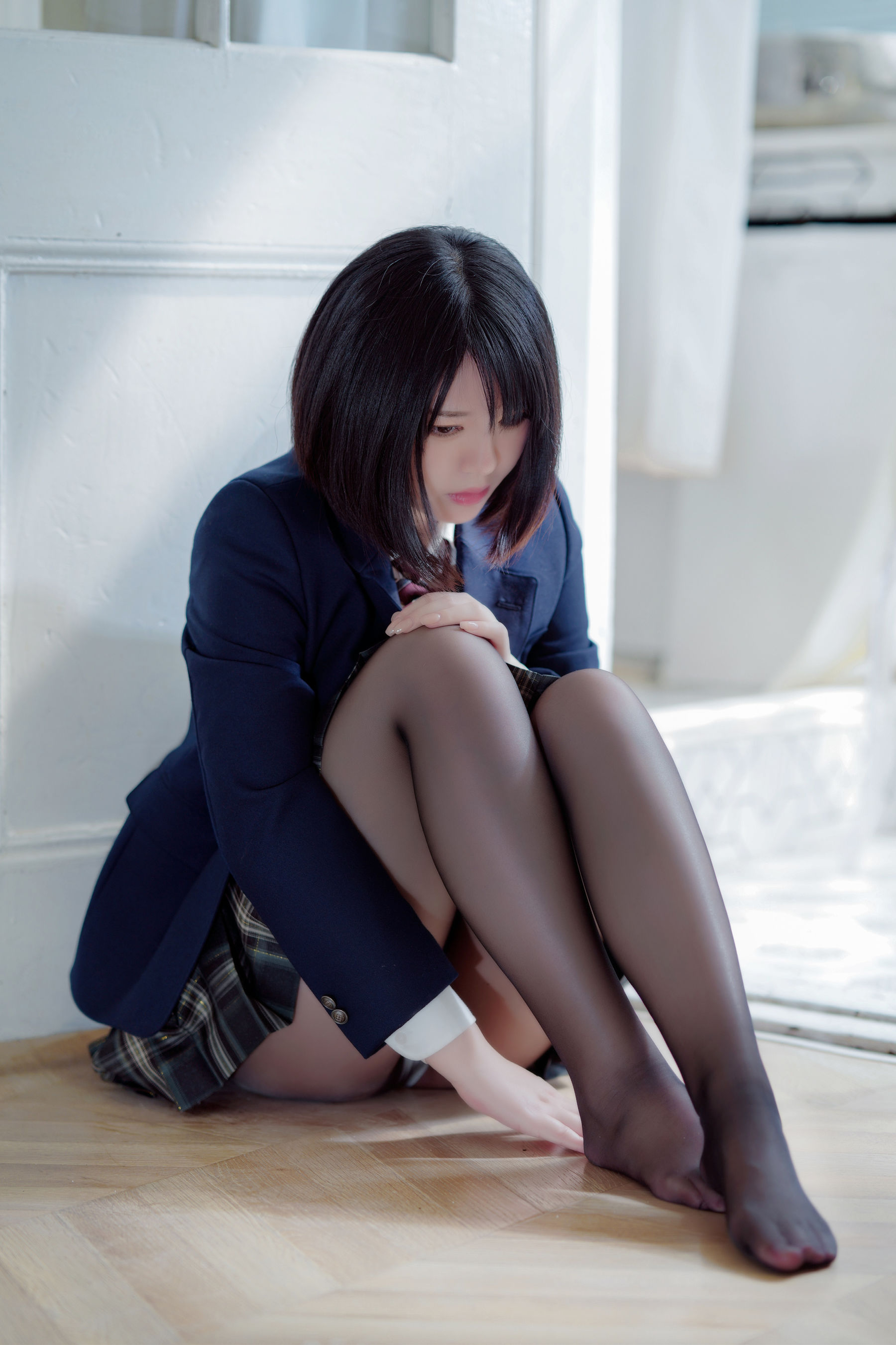 [网红COSER写真] 半半子 - 彼女の制服姿が好き