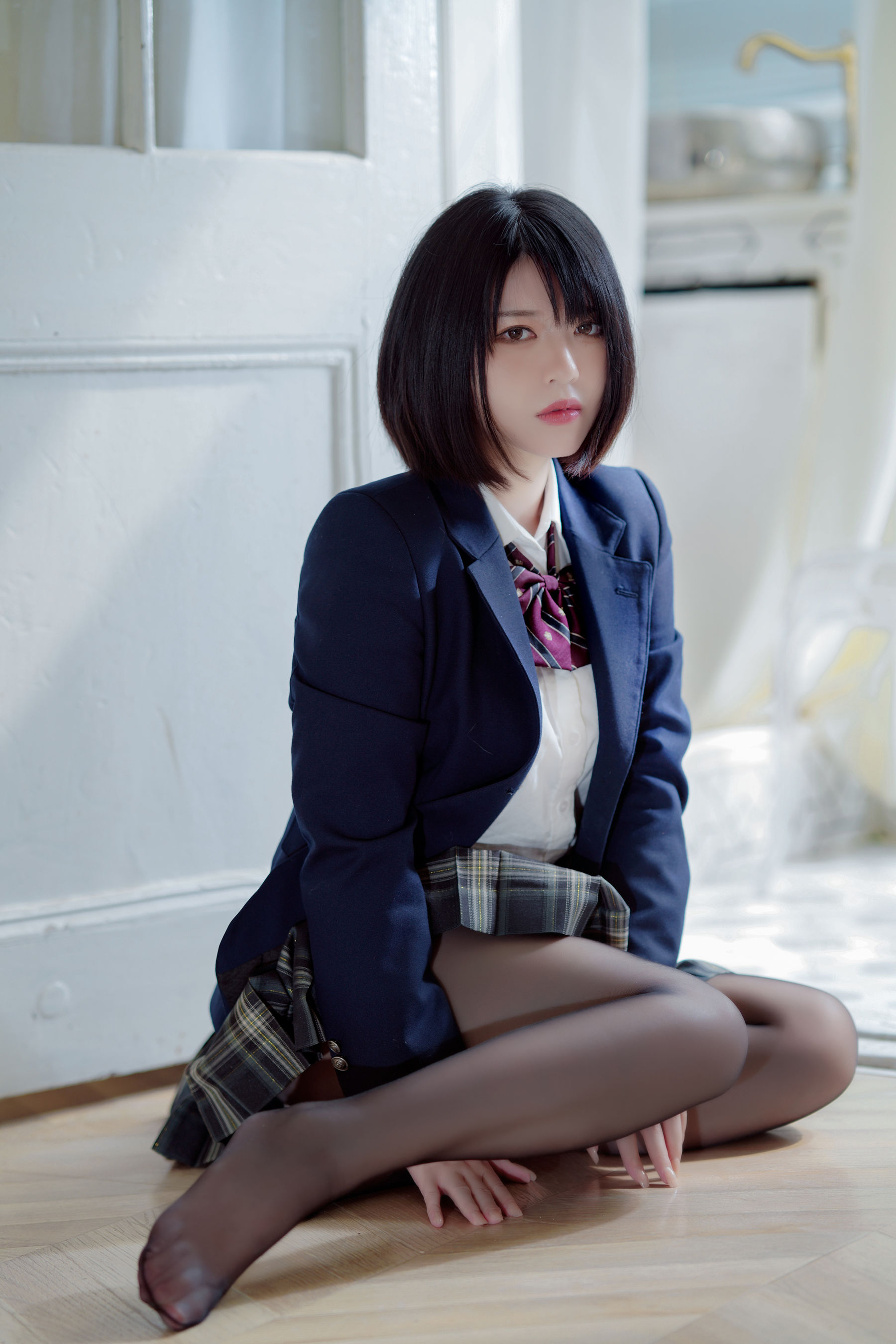[网红COSER写真] 半半子 - 彼女の制服姿が好き
