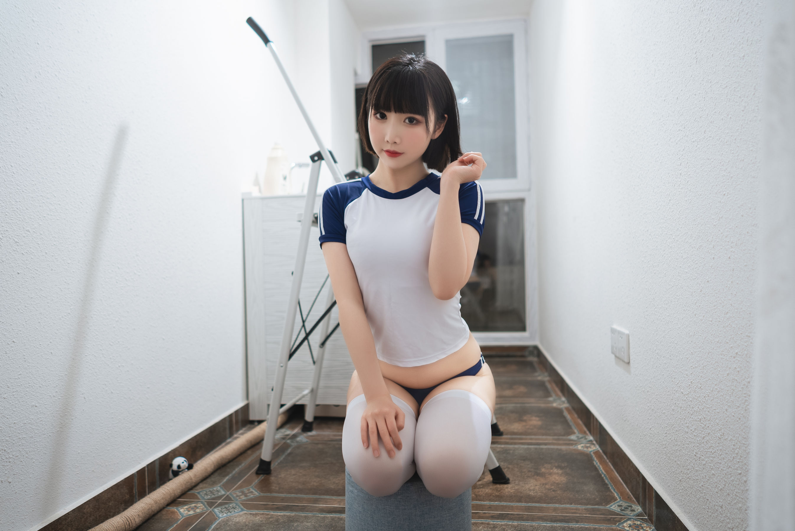 [网红COSER写真] 可爱人气Coser面饼仙儿 - 体操服
