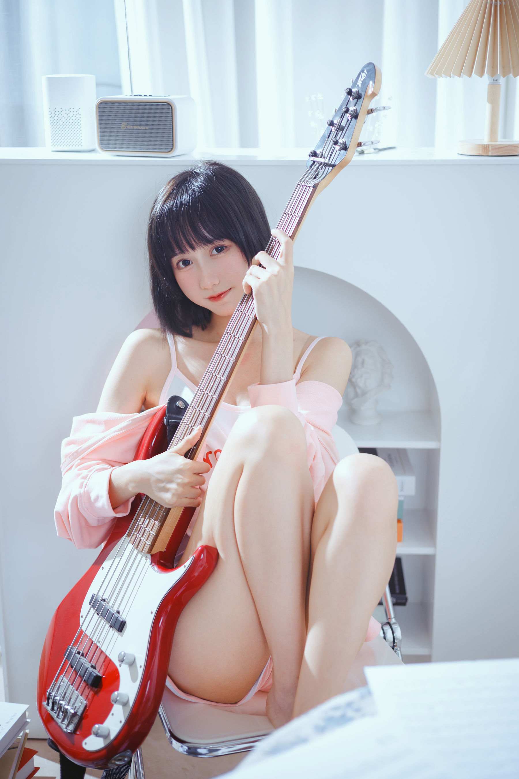 [网红COSER写真] 萌系小姐姐木绵绵OwO - 贝斯与妹妹