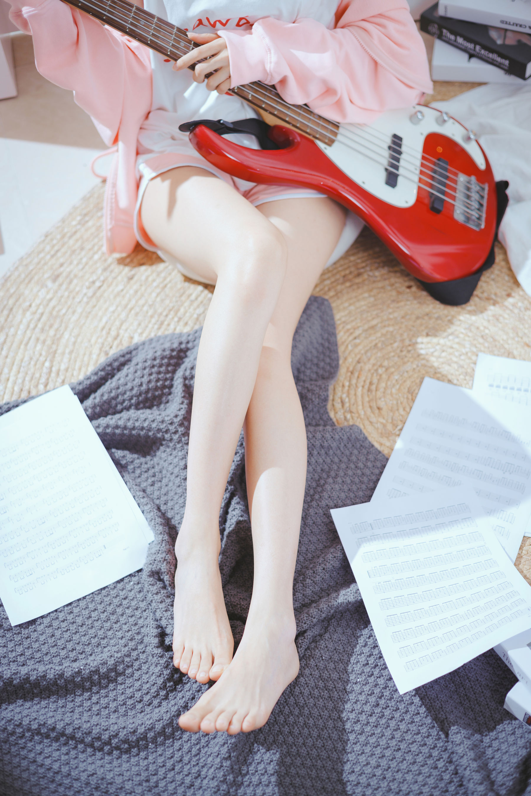 [网红COSER写真] 萌系小姐姐木绵绵OwO - 贝斯与妹妹