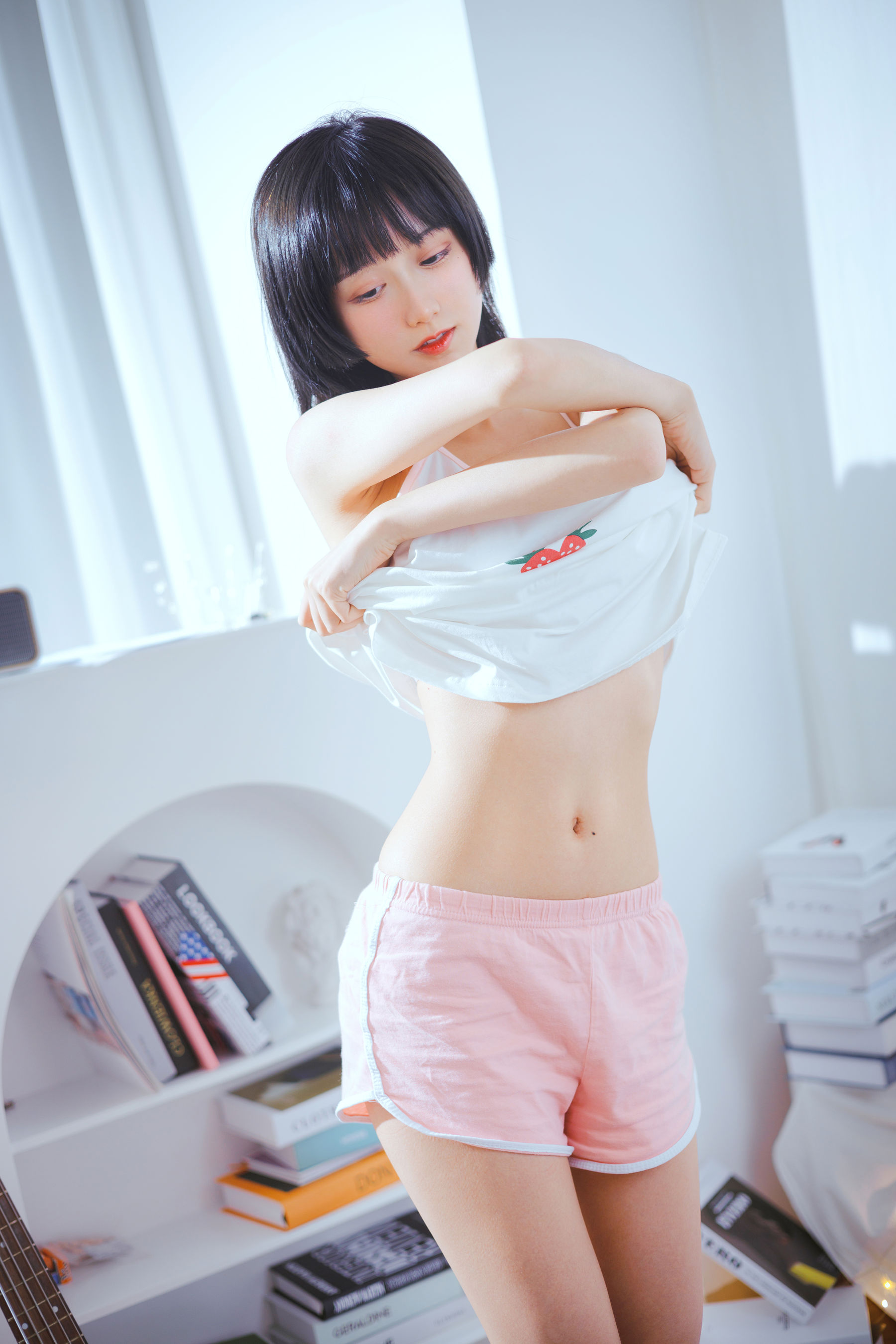 [网红COSER写真] 萌系小姐姐木绵绵OwO - 贝斯与妹妹