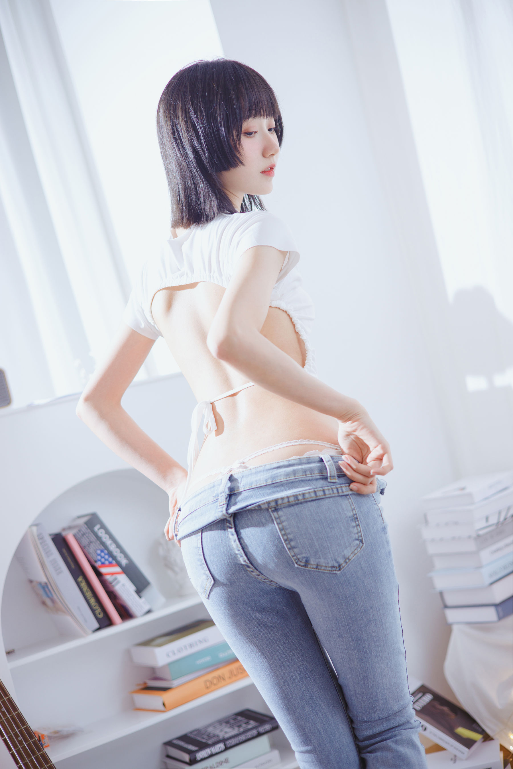 [网红COSER写真] 萌系小姐姐木绵绵OwO - 贝斯与妹妹