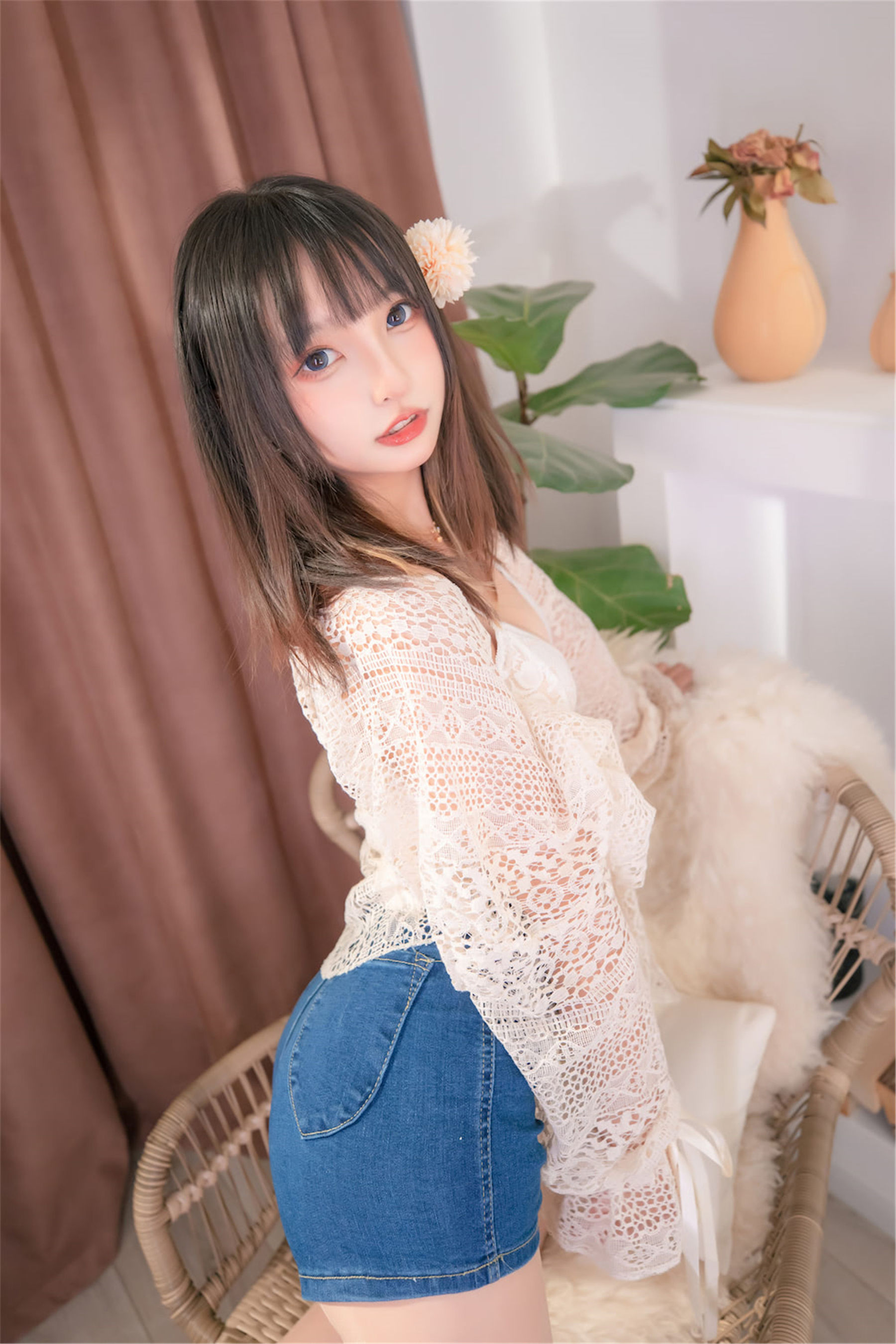 [网红COSER写真] 萝莉神楽板真冬之牛仔狂热