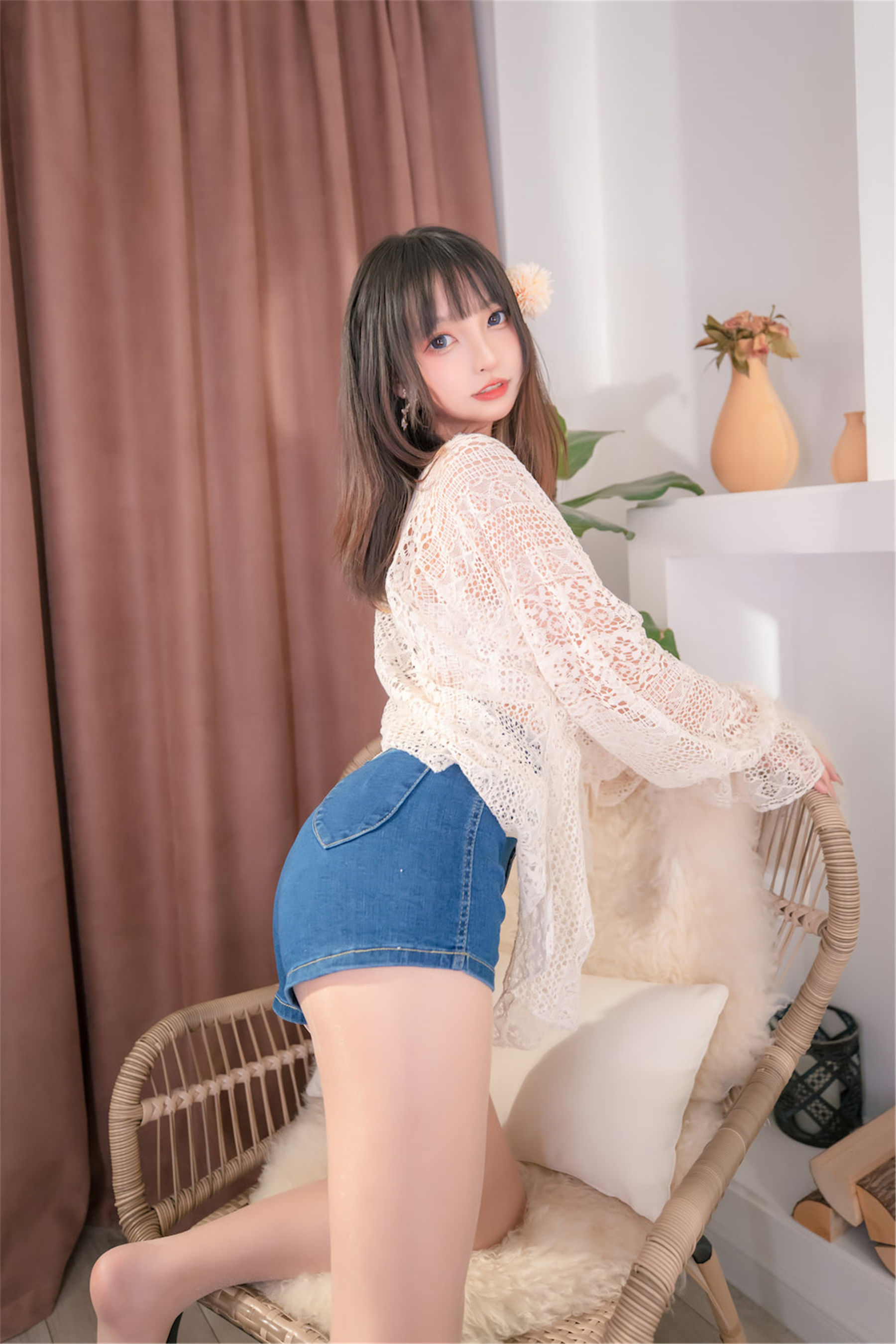 [网红COSER写真] 萝莉神楽板真冬之牛仔狂热
