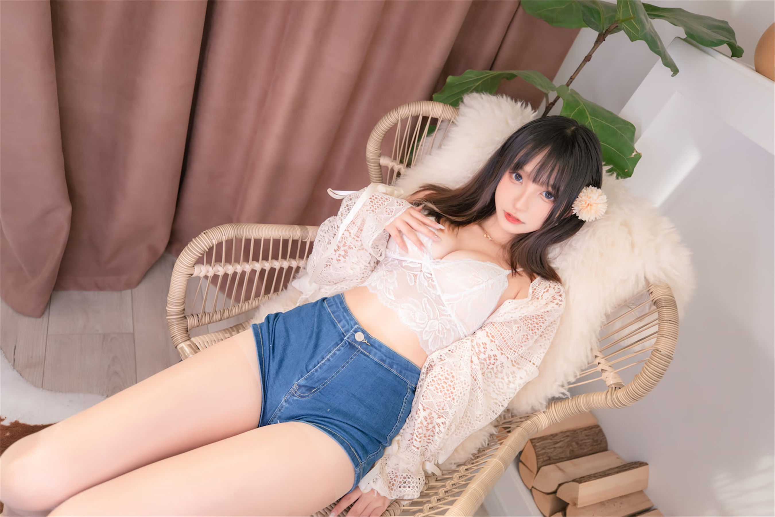 [网红COSER写真] 萝莉神楽板真冬之牛仔狂热