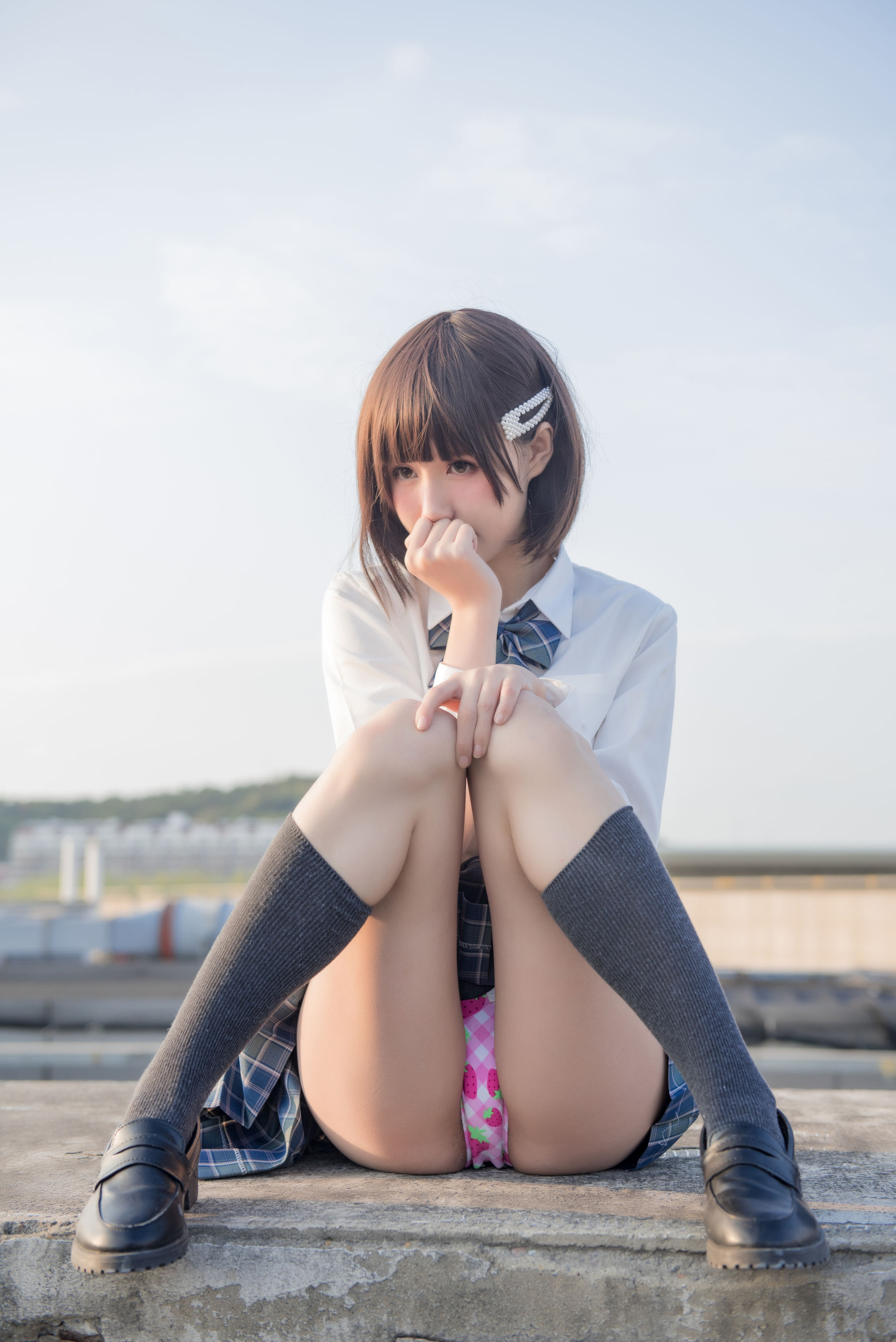 [网红COSER写真] 西园寺南歌 - 少女裙