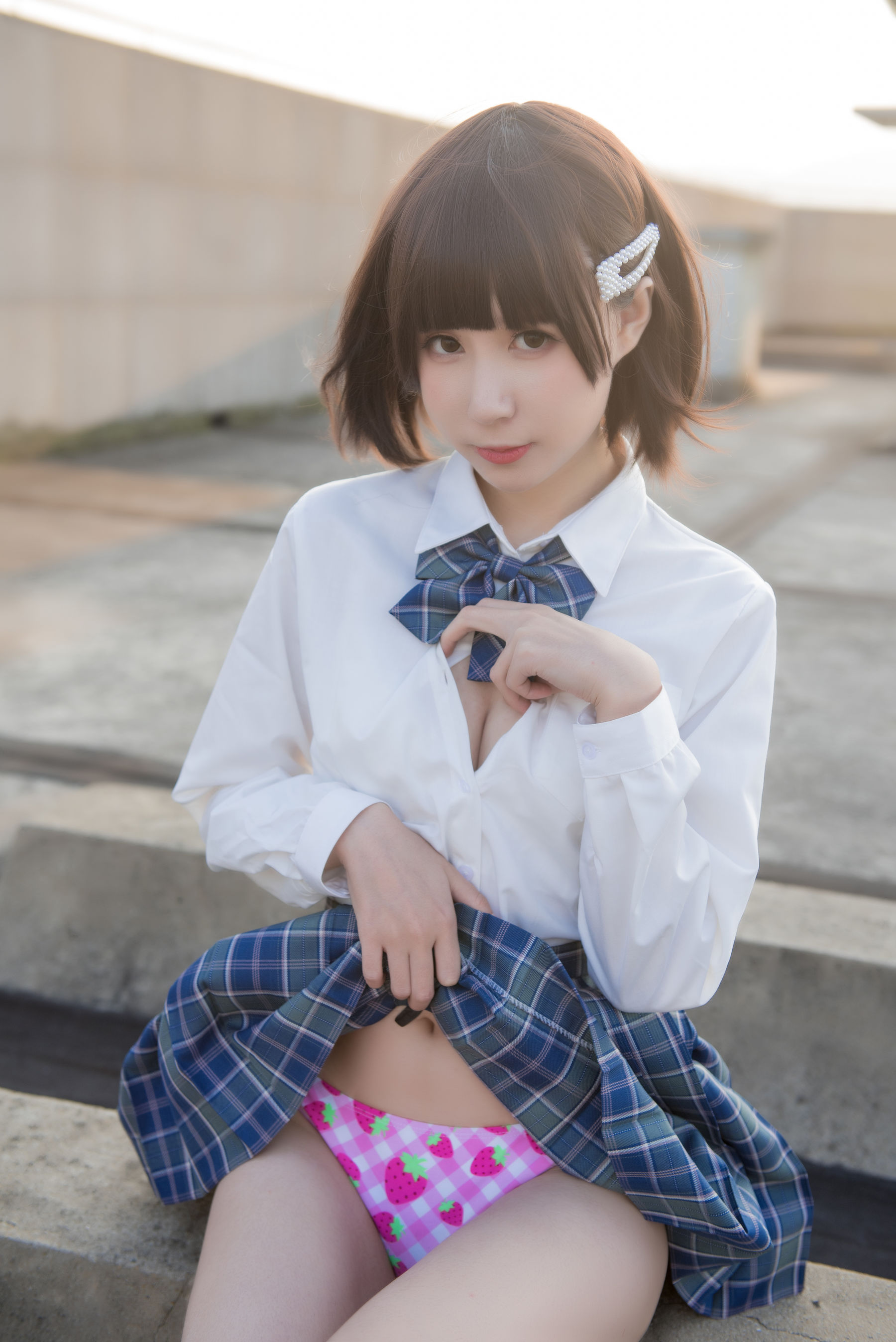 [网红COSER写真] 西园寺南歌 - 少女裙