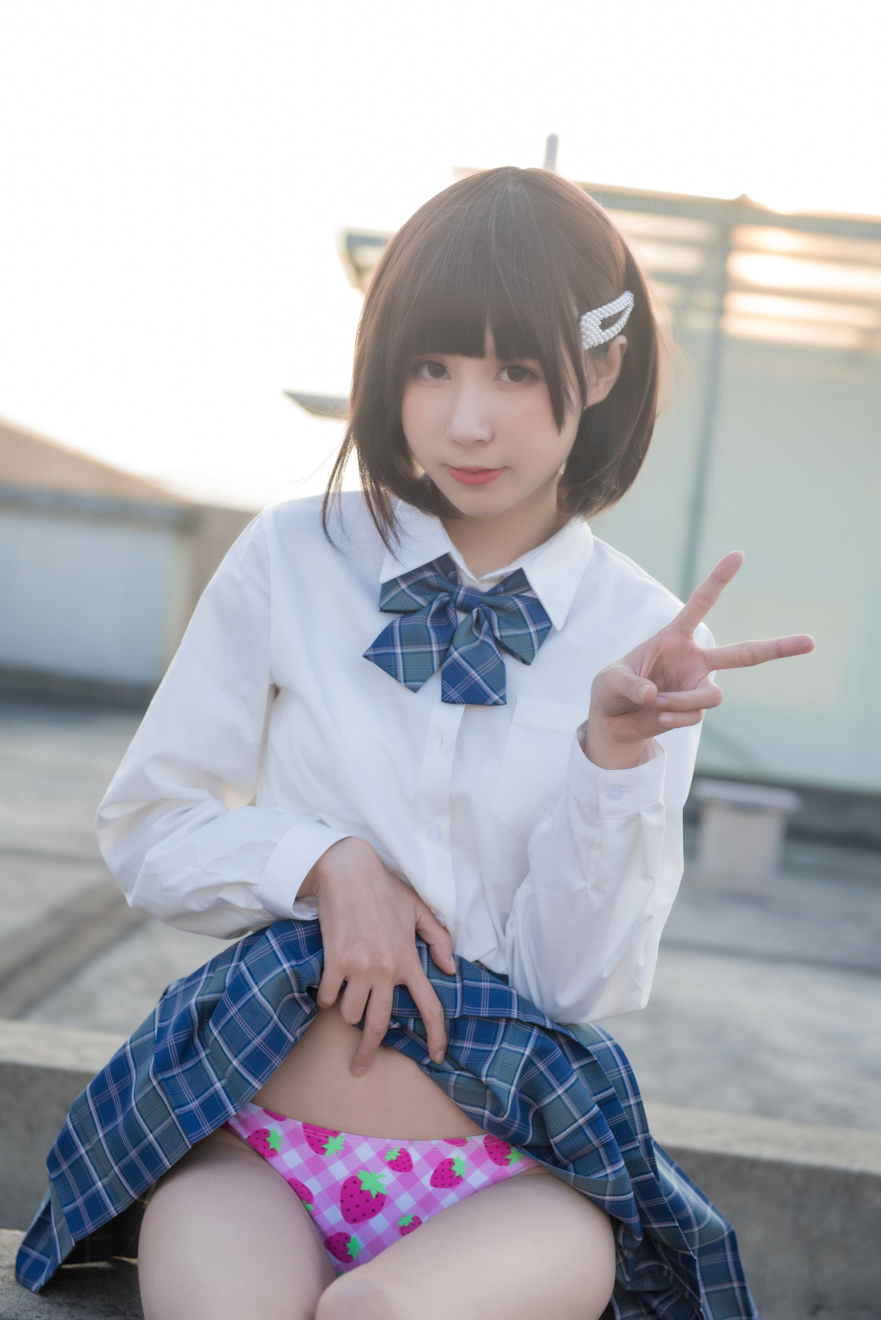[网红COSER写真] 西园寺南歌 - 少女裙