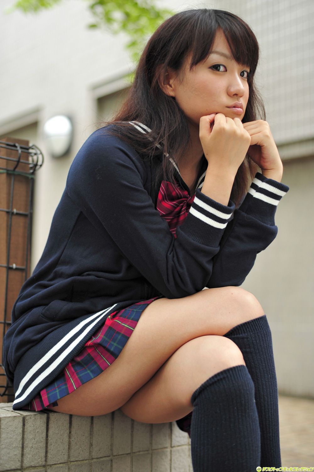 [DGC] NO.986 Mirei Naitou 内藤ミレイ 制服美少女天国