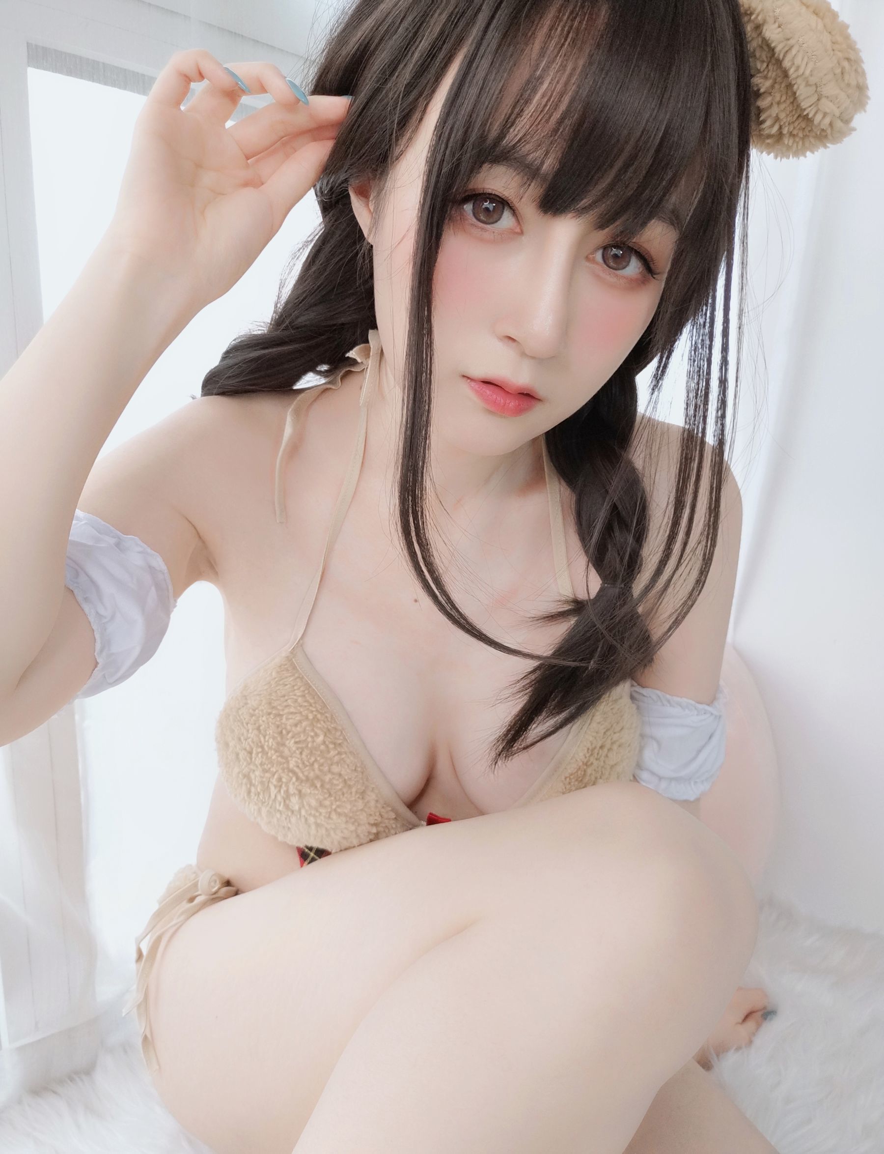 [网红COSER写真] Coser小姐姐白银 - 可爱的熊
