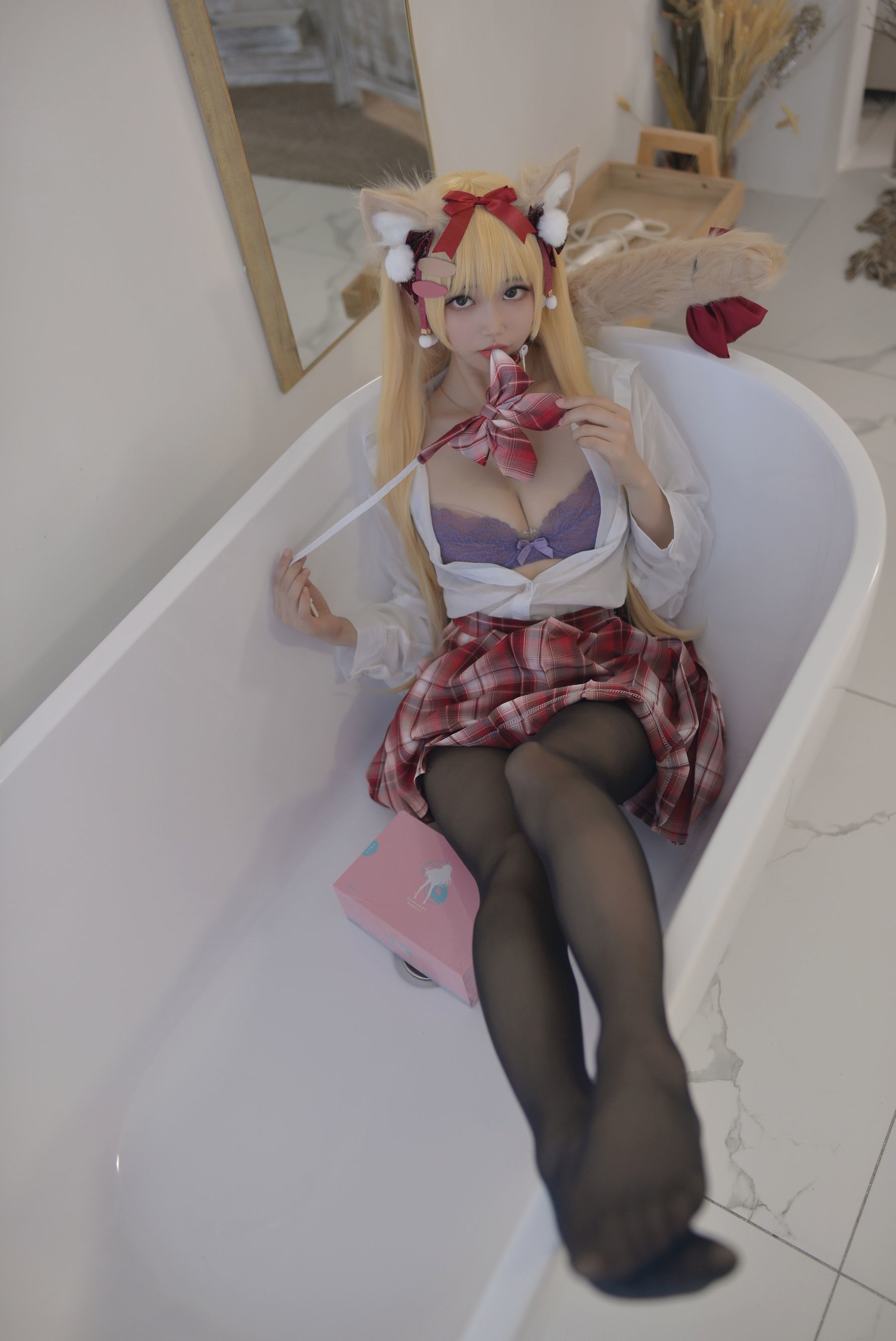 [网红COSER写真] Cos小姐姐雪琪 - 千岛酱猫耳