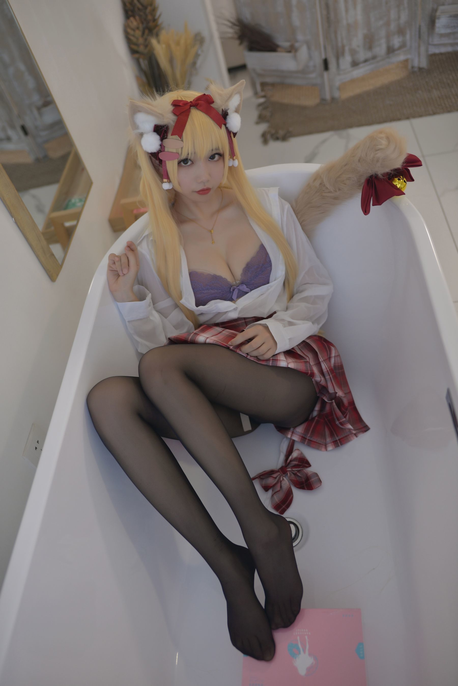 [网红COSER写真] Cos小姐姐雪琪 - 千岛酱猫耳