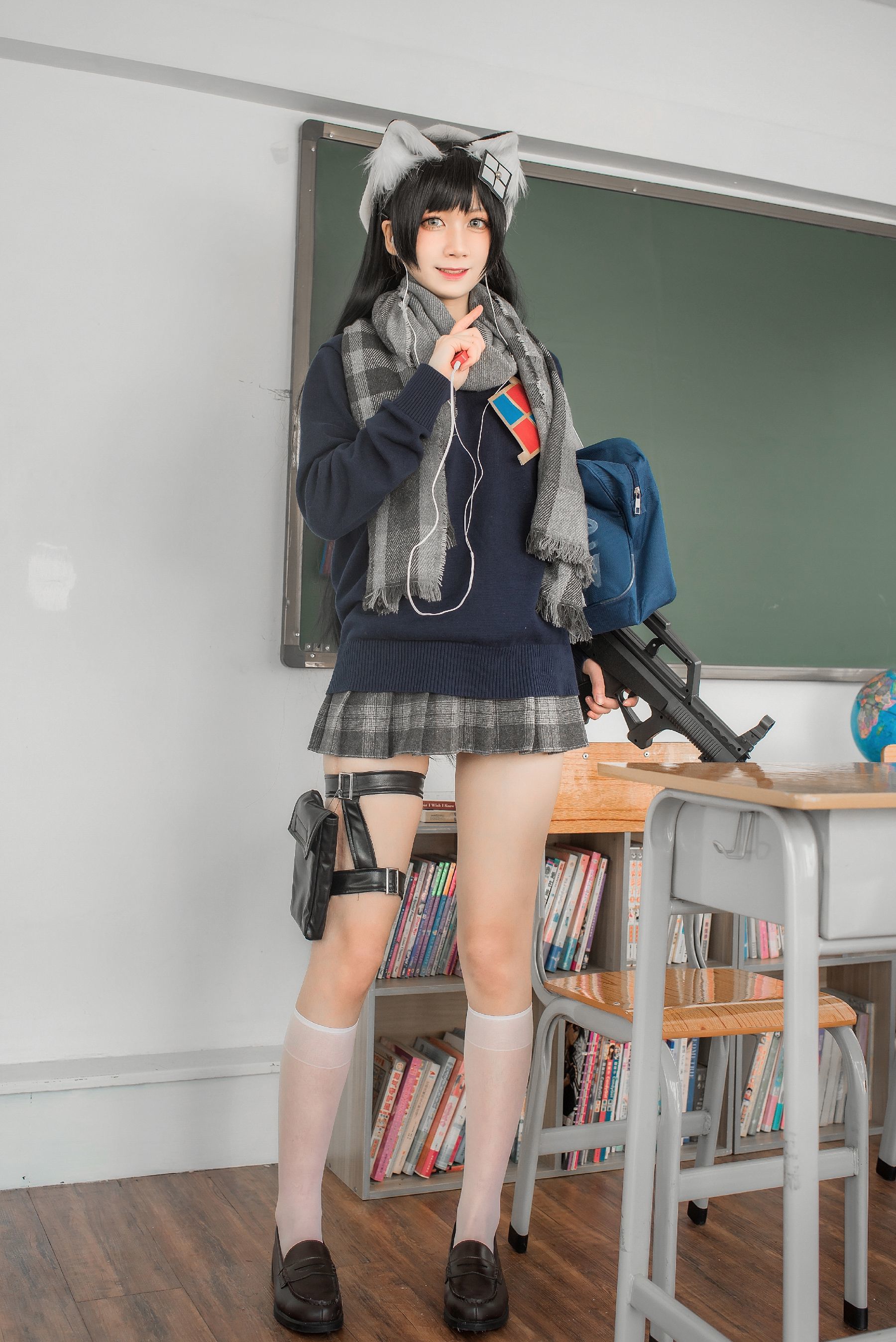 [网红COSER写真] izumi泉桃子福利 - 纯白毕业季