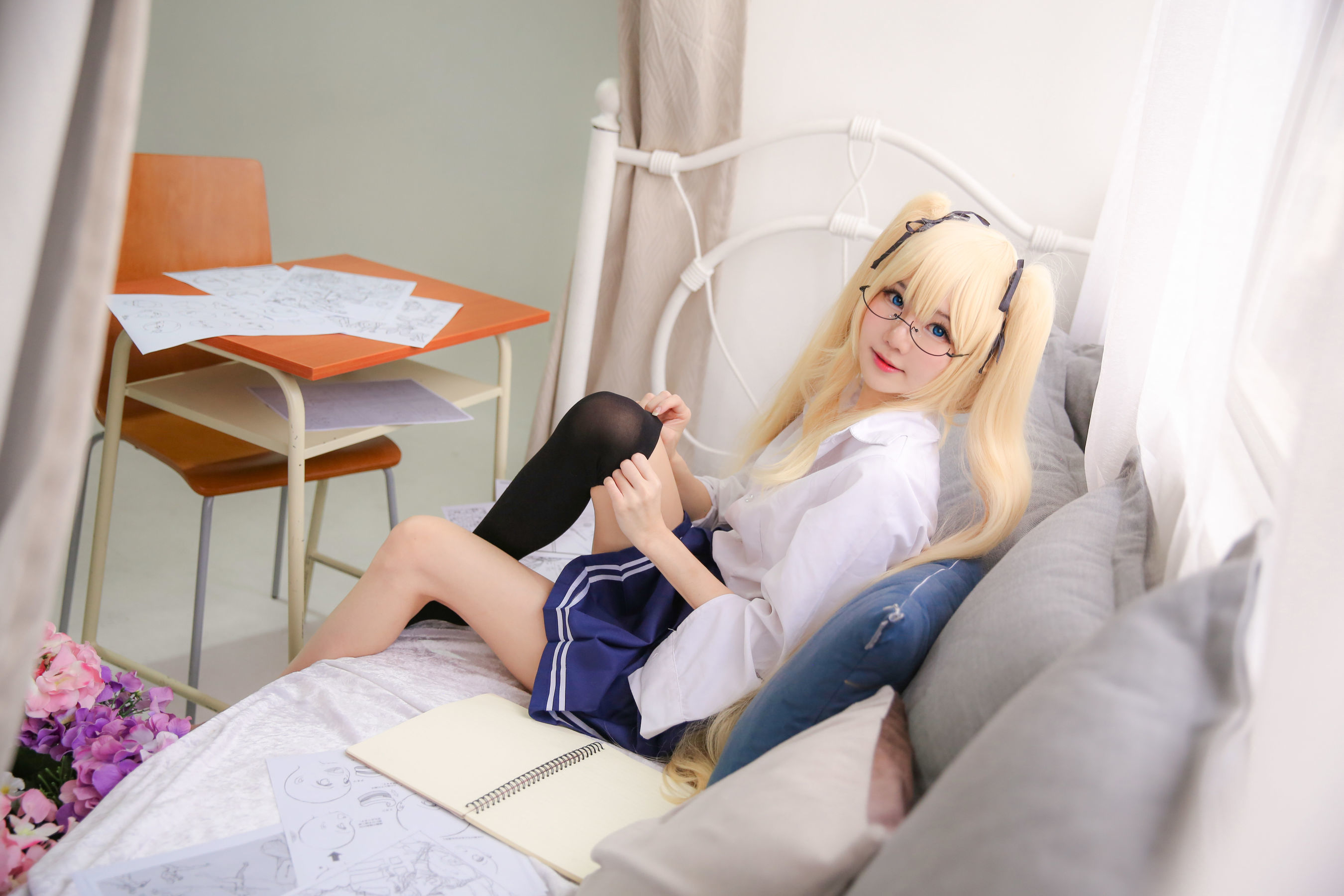 [网红COSER写真] Sally Dorasnow - Eriri School Girl