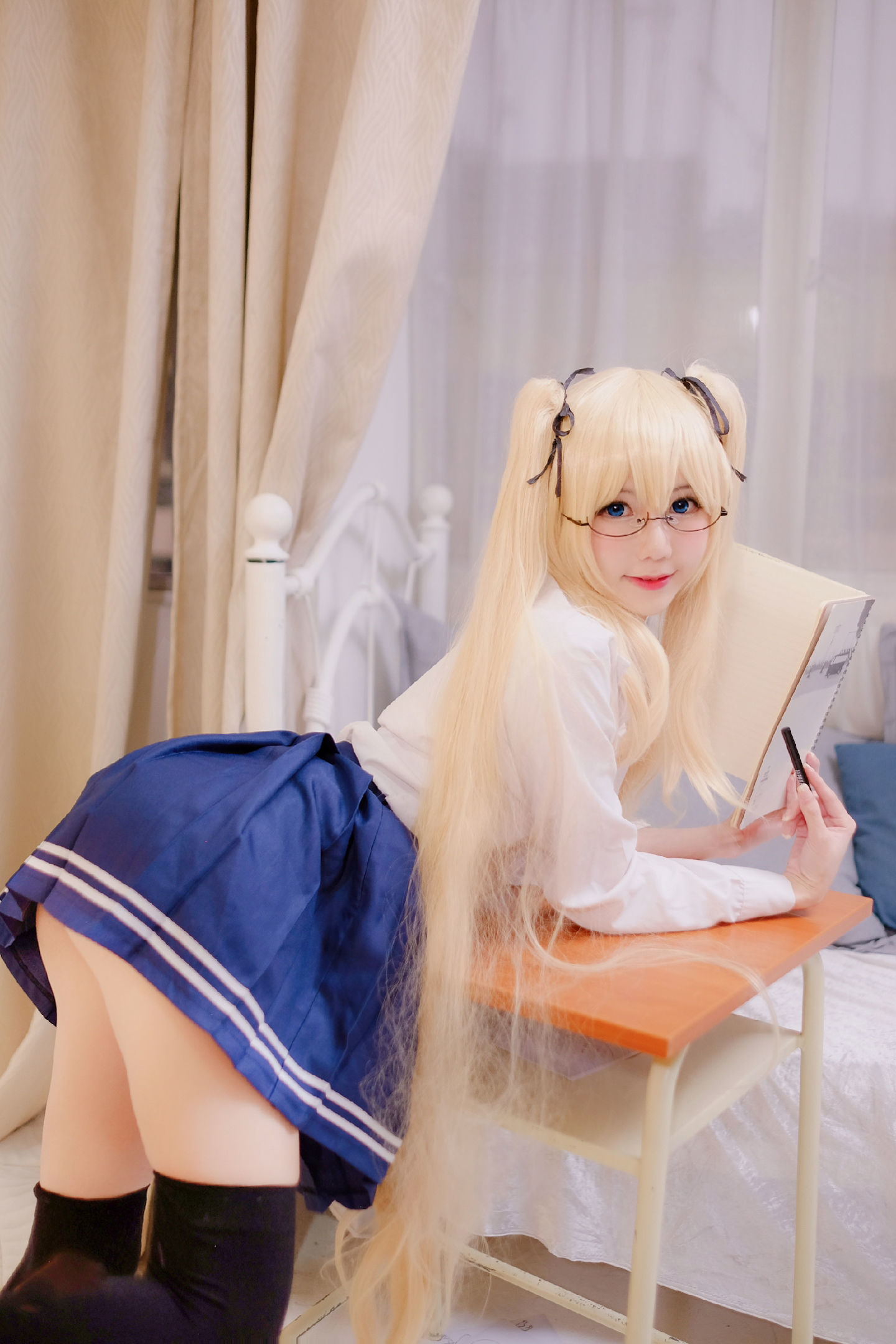 [网红COSER写真] Sally Dorasnow - Eriri School Girl