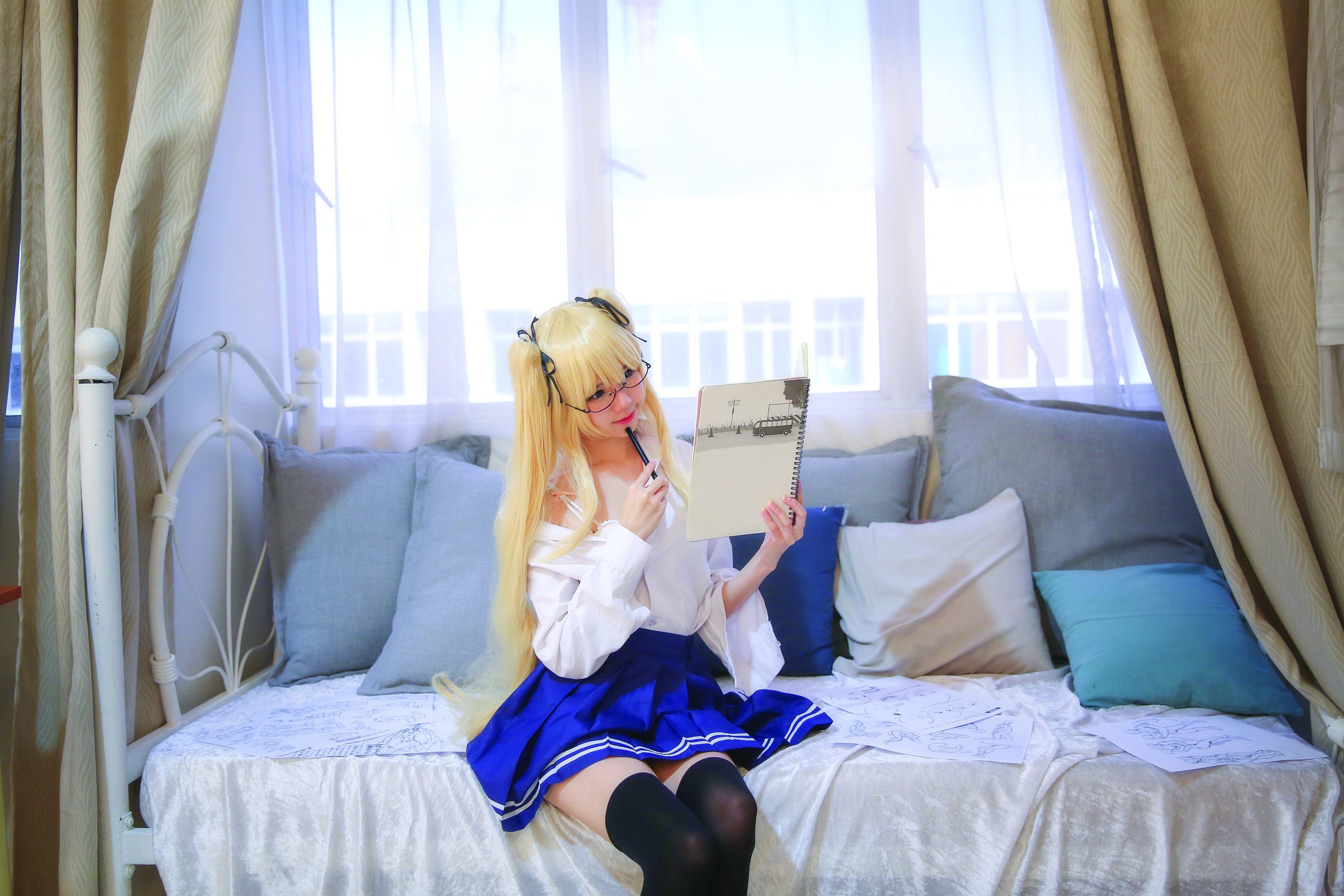 [网红COSER写真] Sally Dorasnow - Eriri School Girl