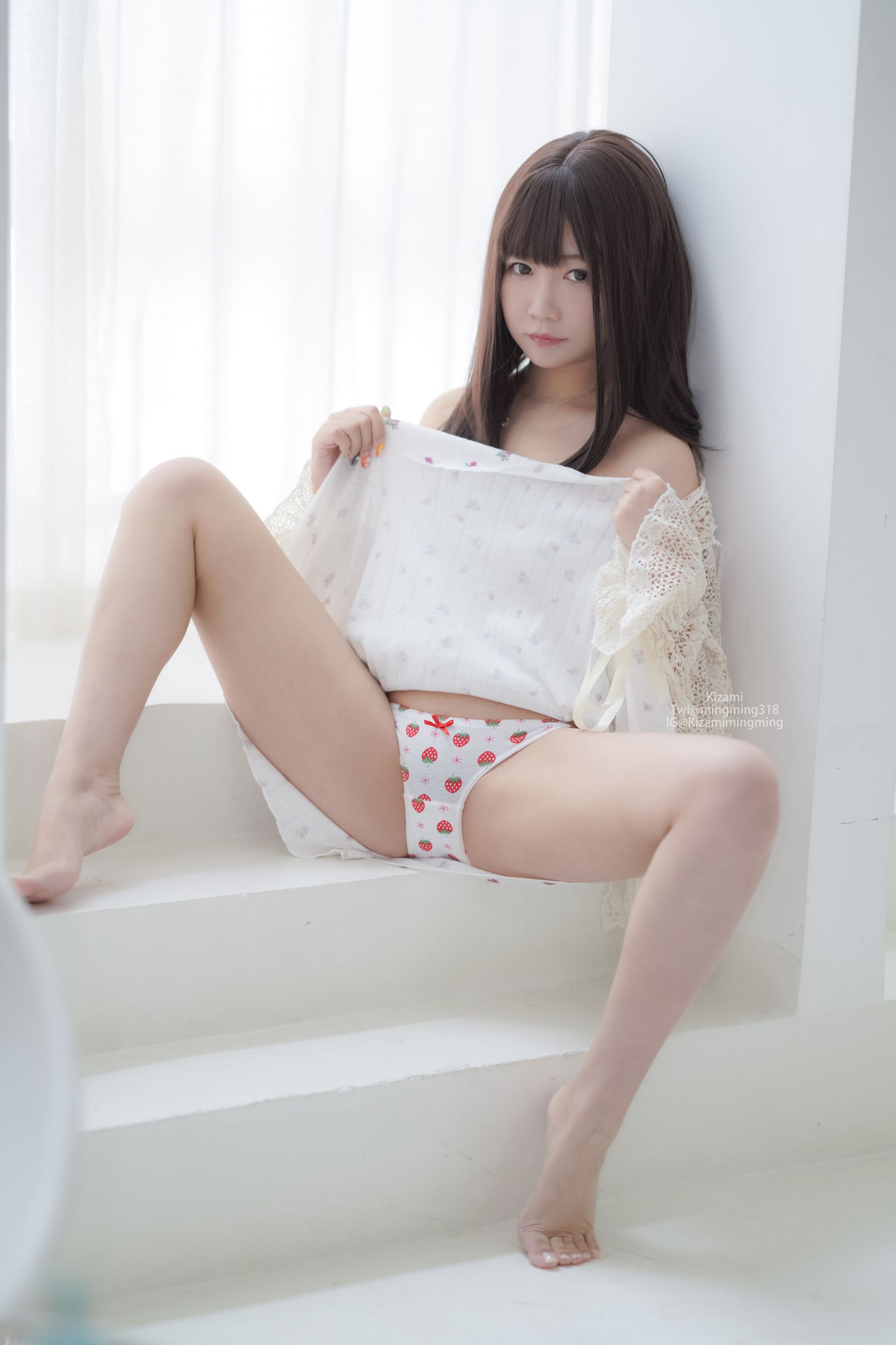 [銘銘Kizami] fantia 2021.09 针织衫+睡衣系列