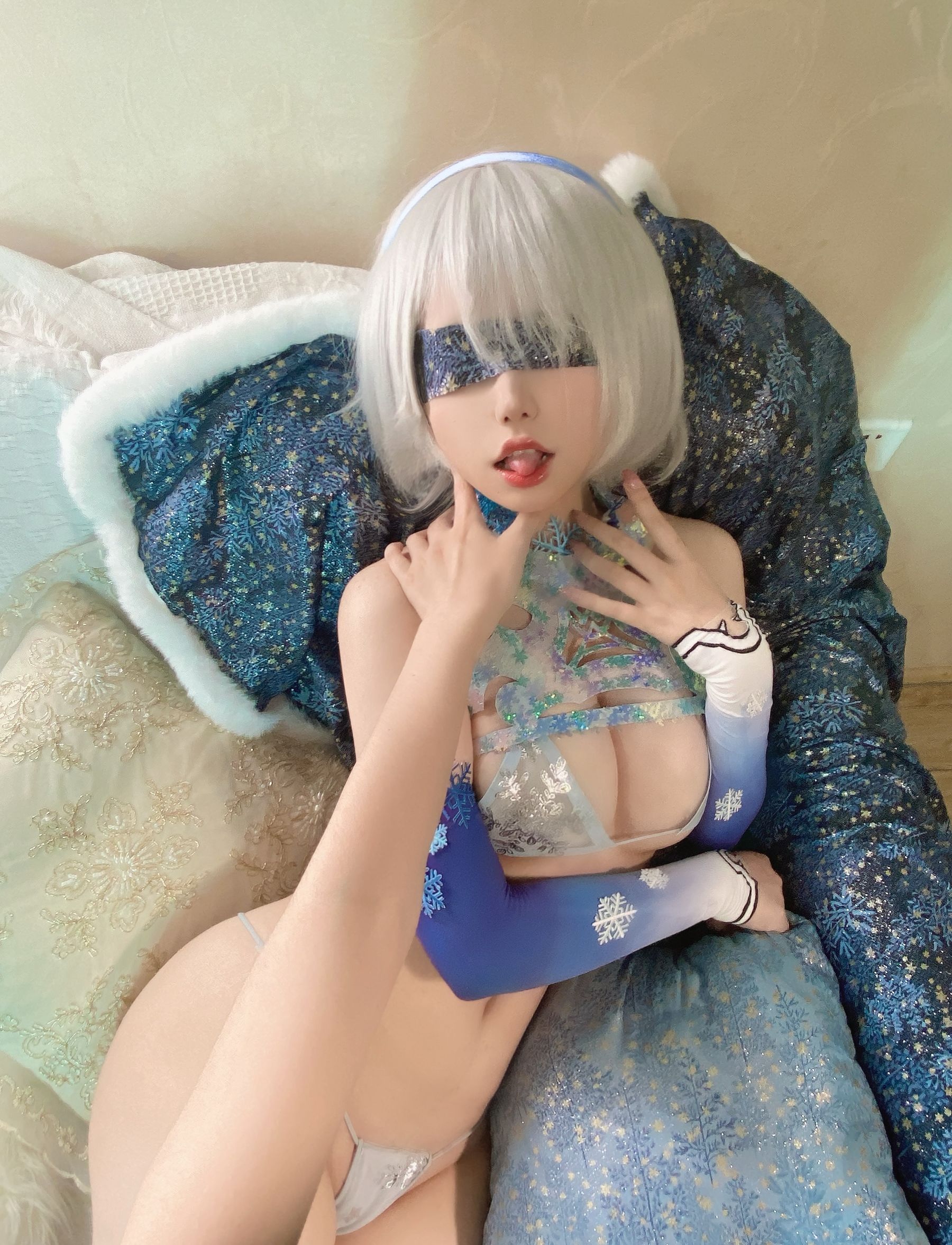 [网红COSER写真] 一北亦北 - 2B冰雪同人