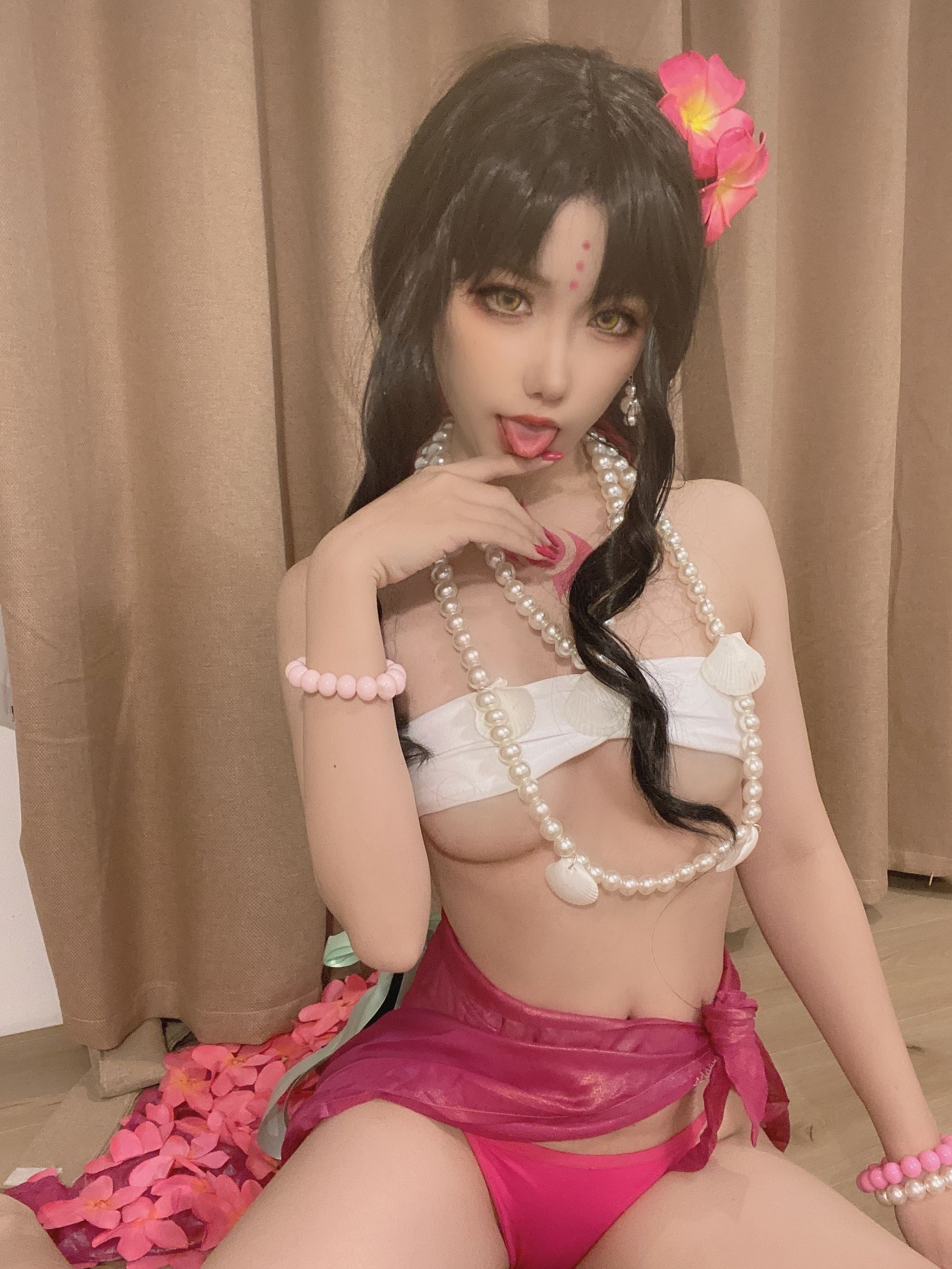 [网红COSER写真] 一北亦北 - 杀生院泳装