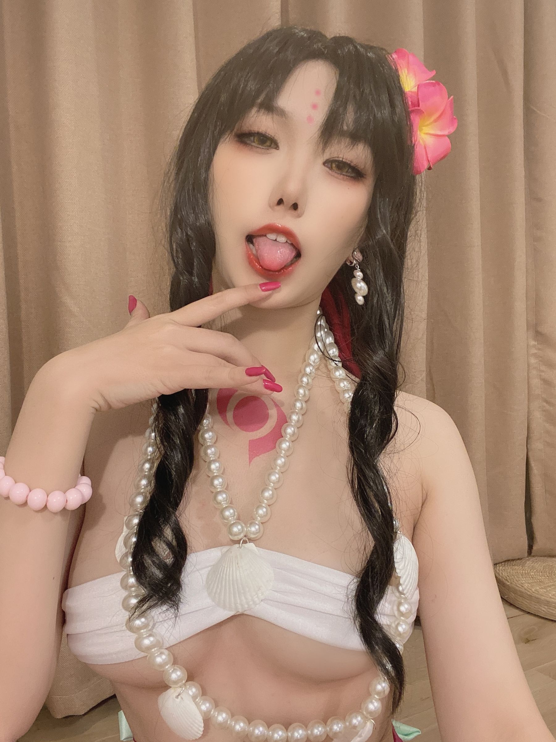 [网红COSER写真] 一北亦北 - 杀生院泳装