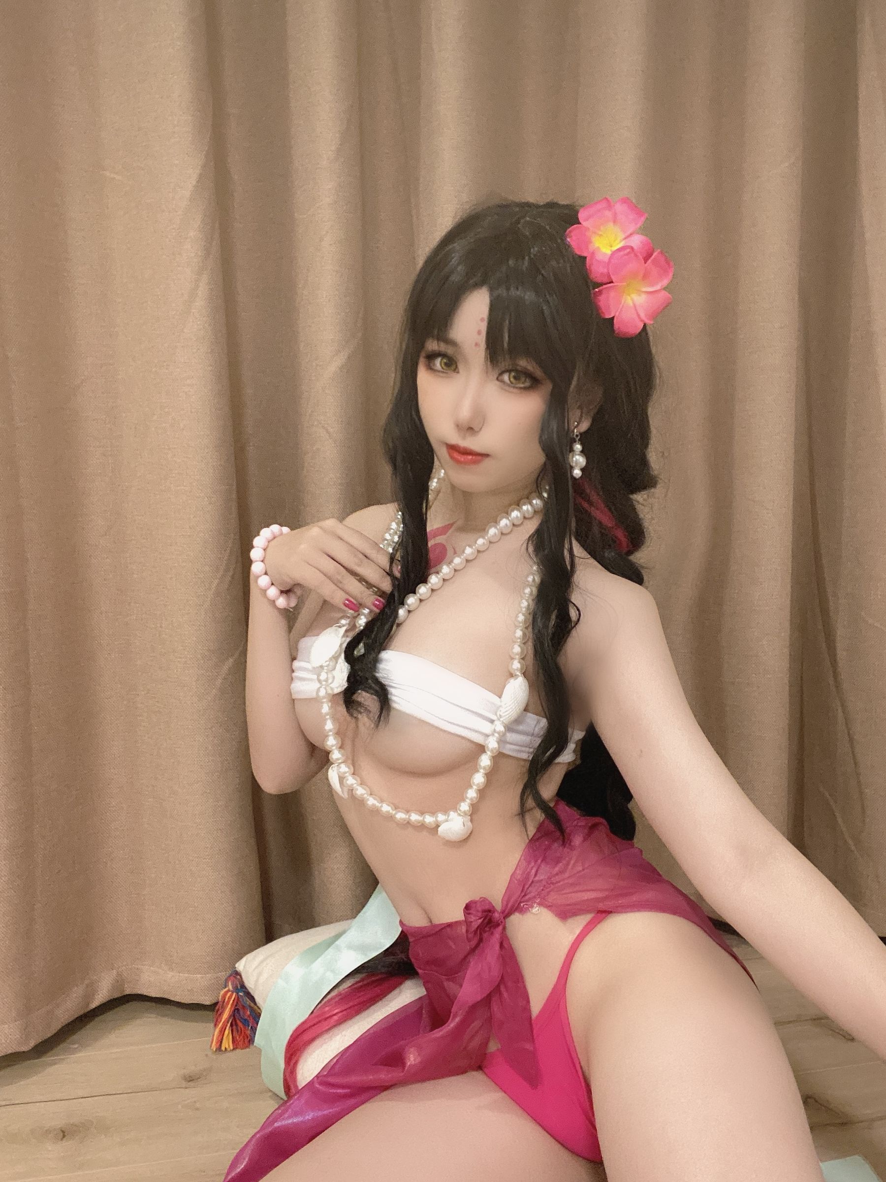[网红COSER写真] 一北亦北 - 杀生院泳装