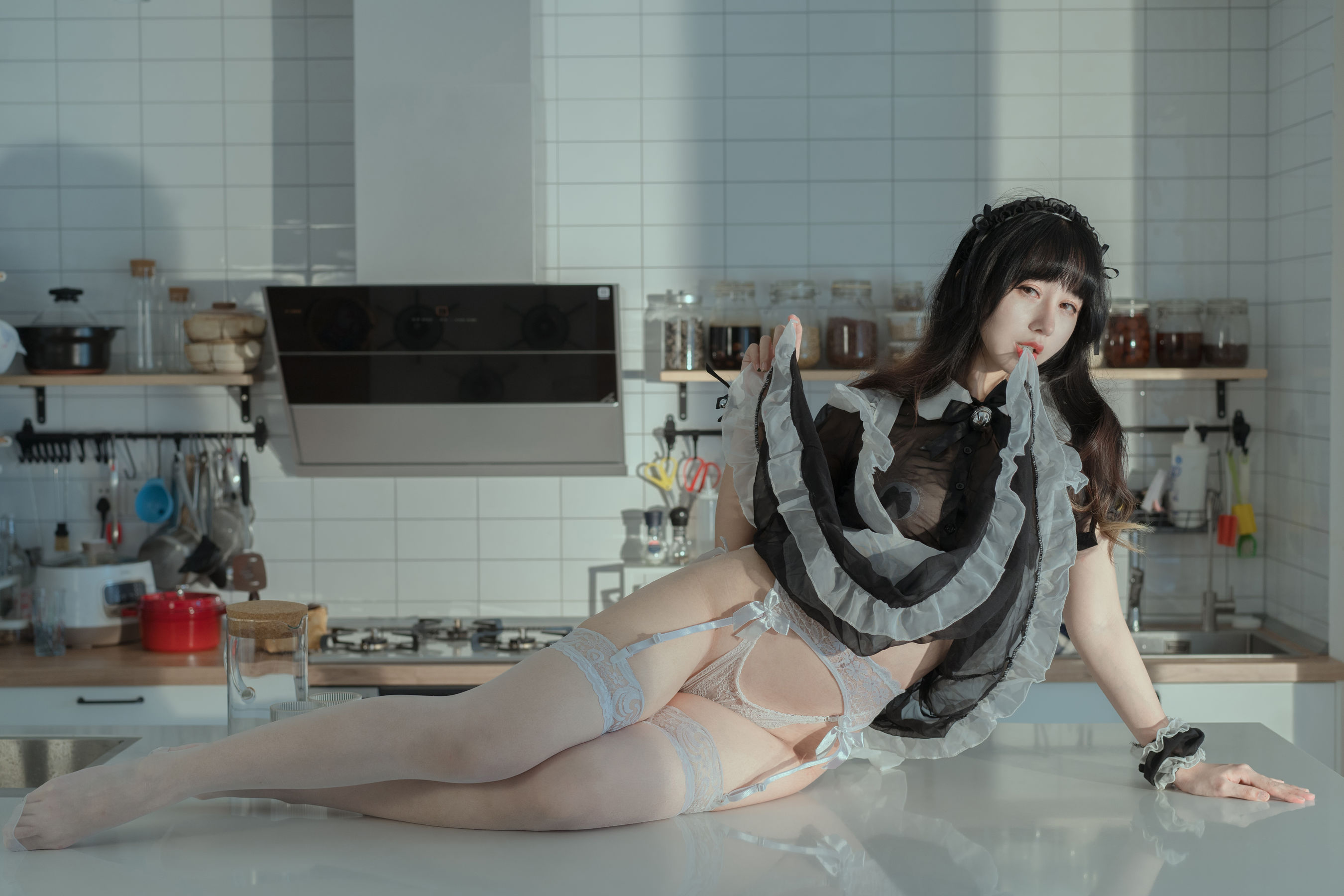 [网红COSER写真] 云溪溪 - 奶桃女仆