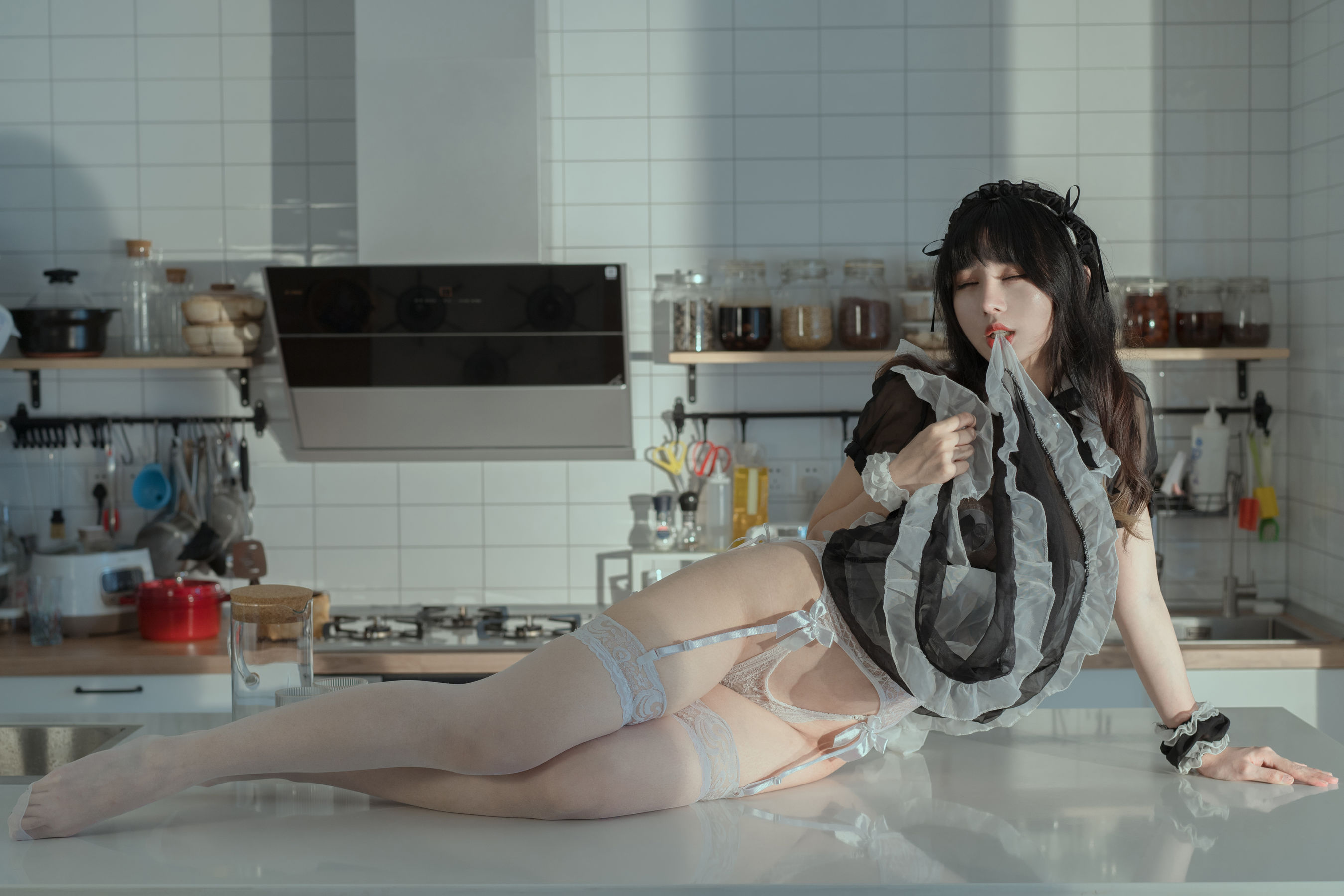 [网红COSER写真] 云溪溪 - 奶桃女仆