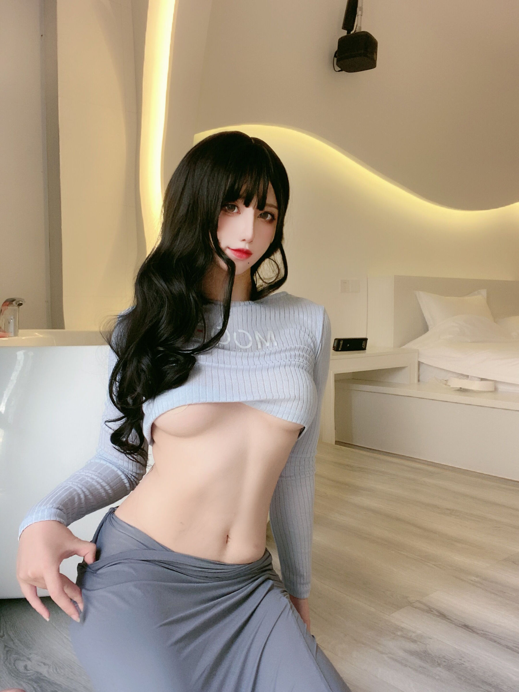 [网红COSER写真] 动漫博主九曲Jean - 吉他妹妹