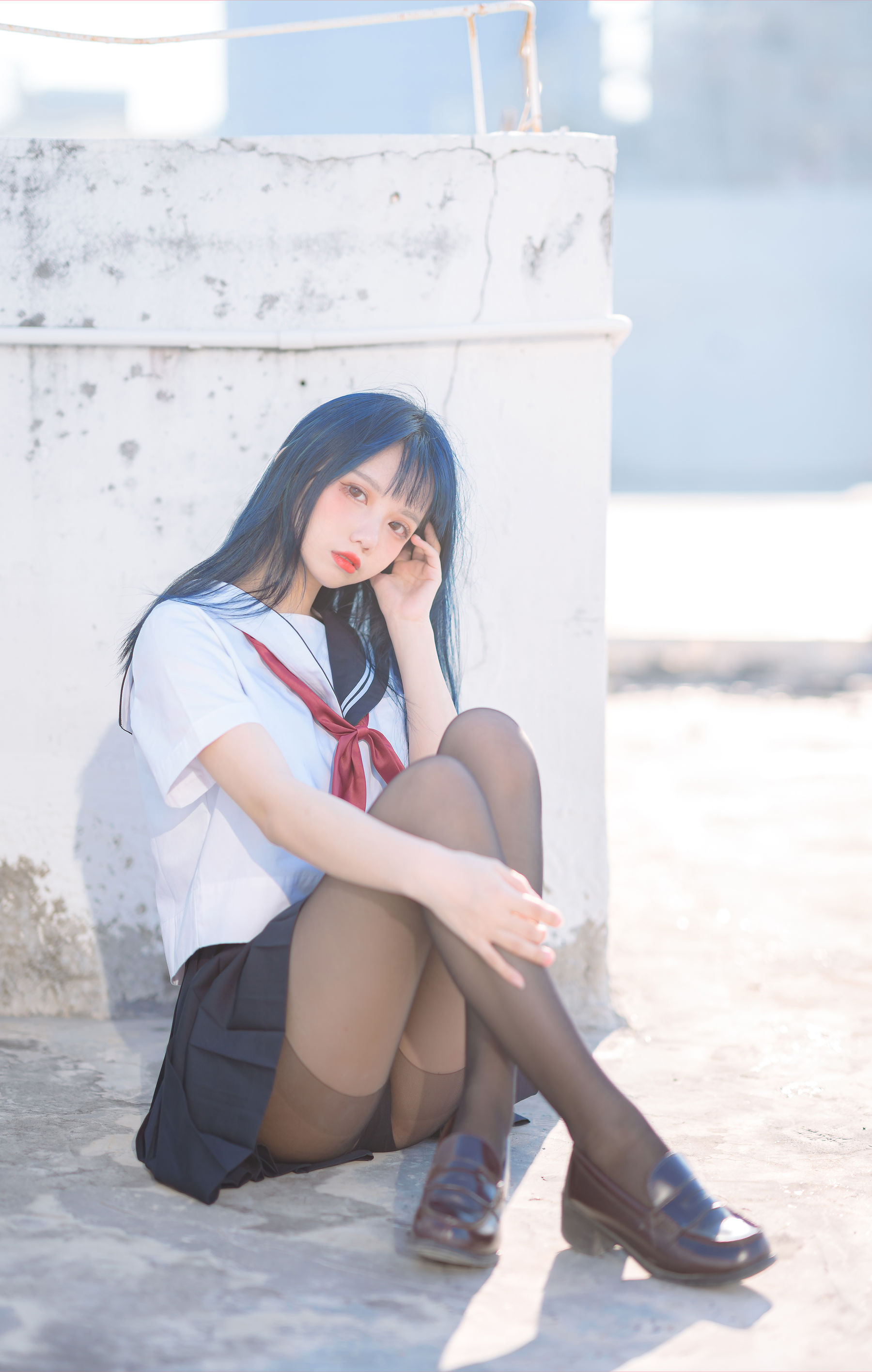 [网红COSER写真] 动漫博主果咩酱w - JK