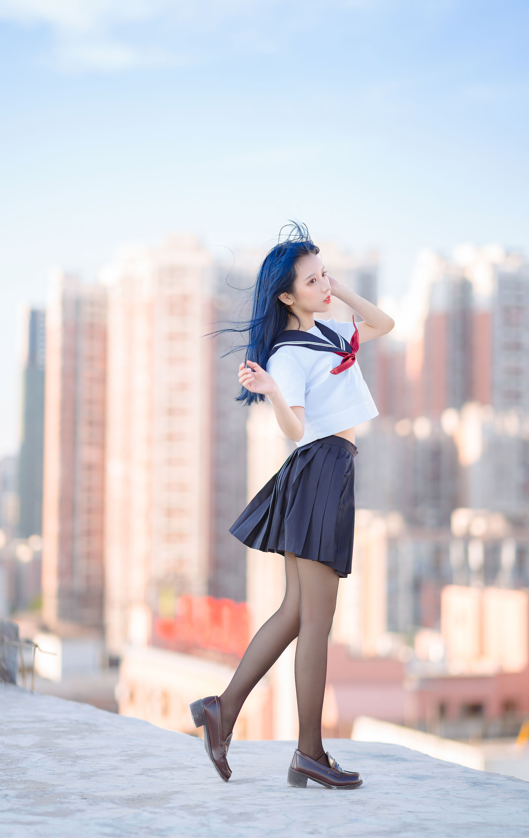 [网红COSER写真] 动漫博主果咩酱w - JK