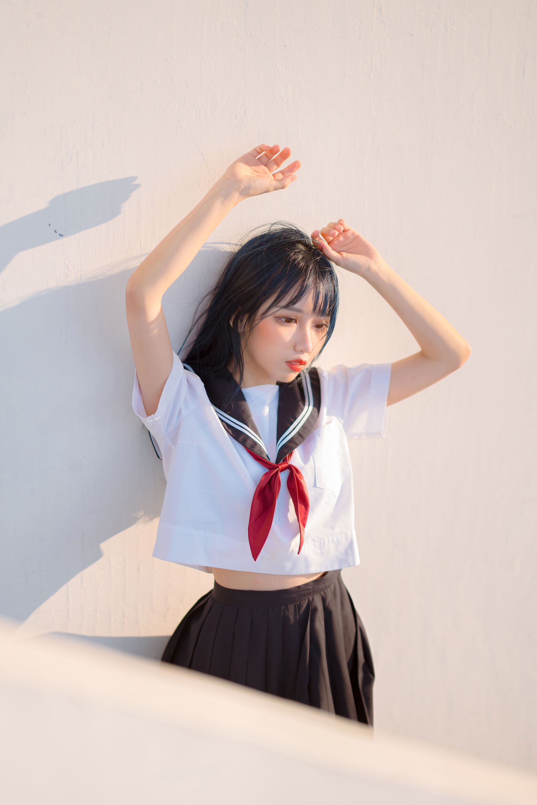 [网红COSER写真] 动漫博主果咩酱w - JK