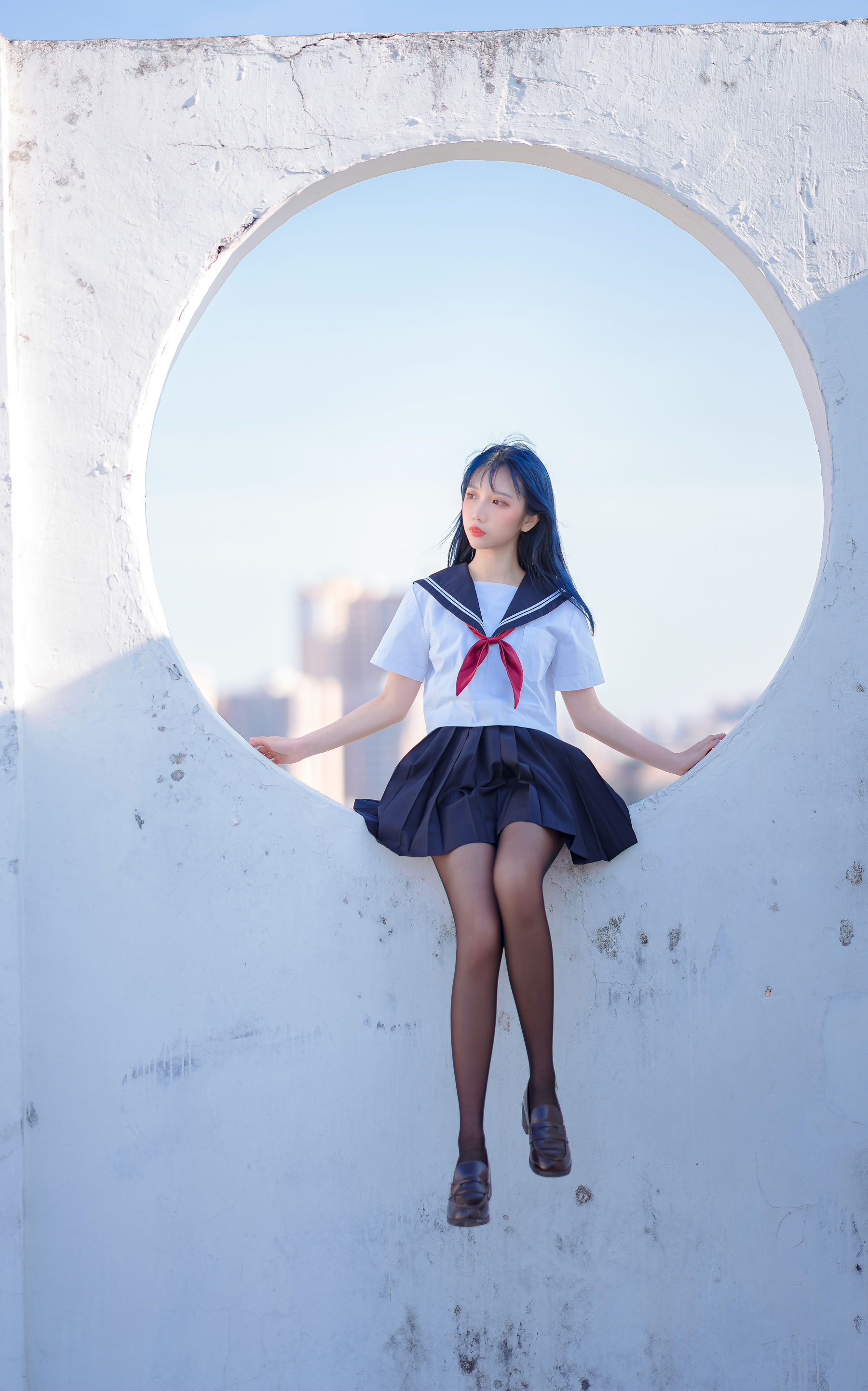 [网红COSER写真] 动漫博主果咩酱w - JK