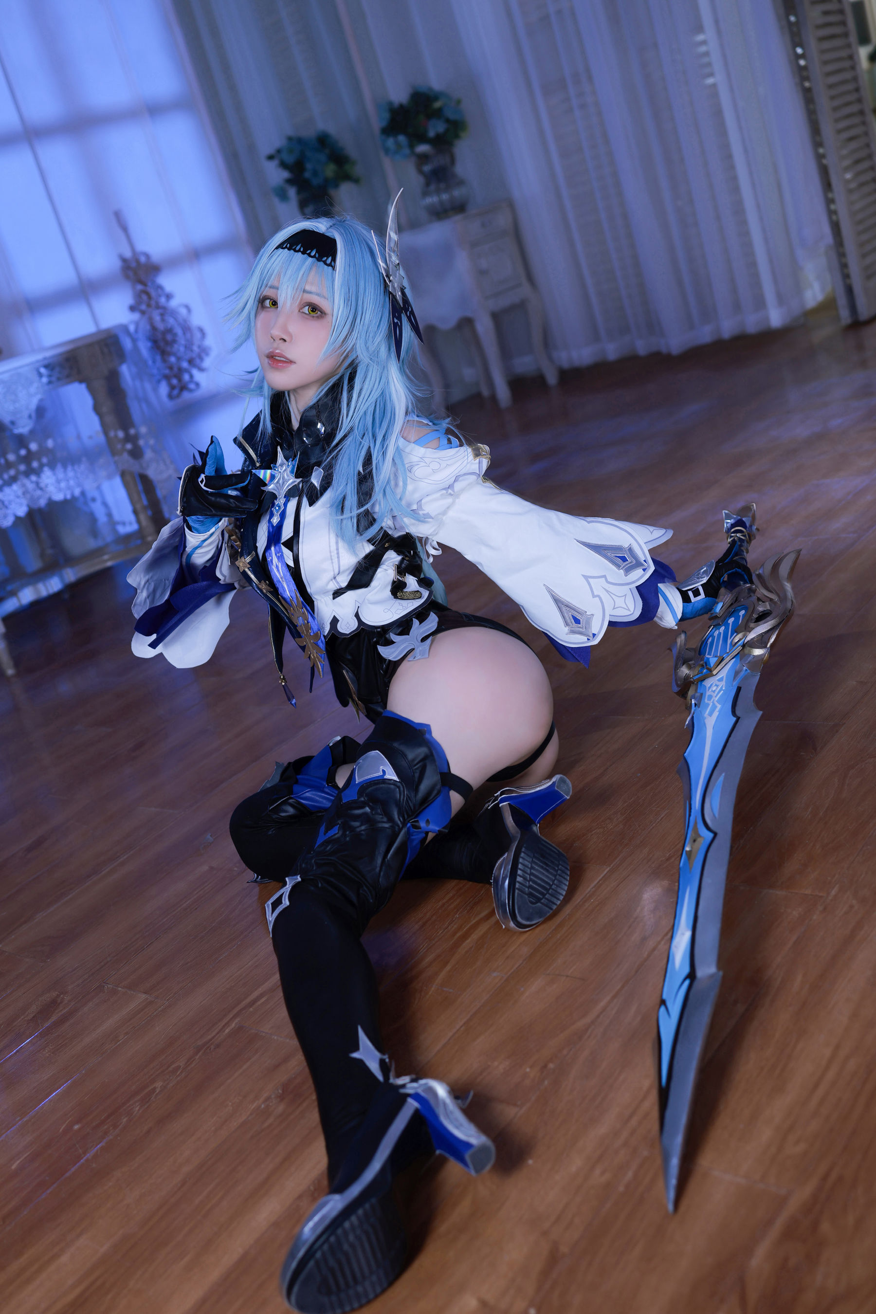 [网红COSER写真] 动漫博主水淼aqua - 原神优菈 原造