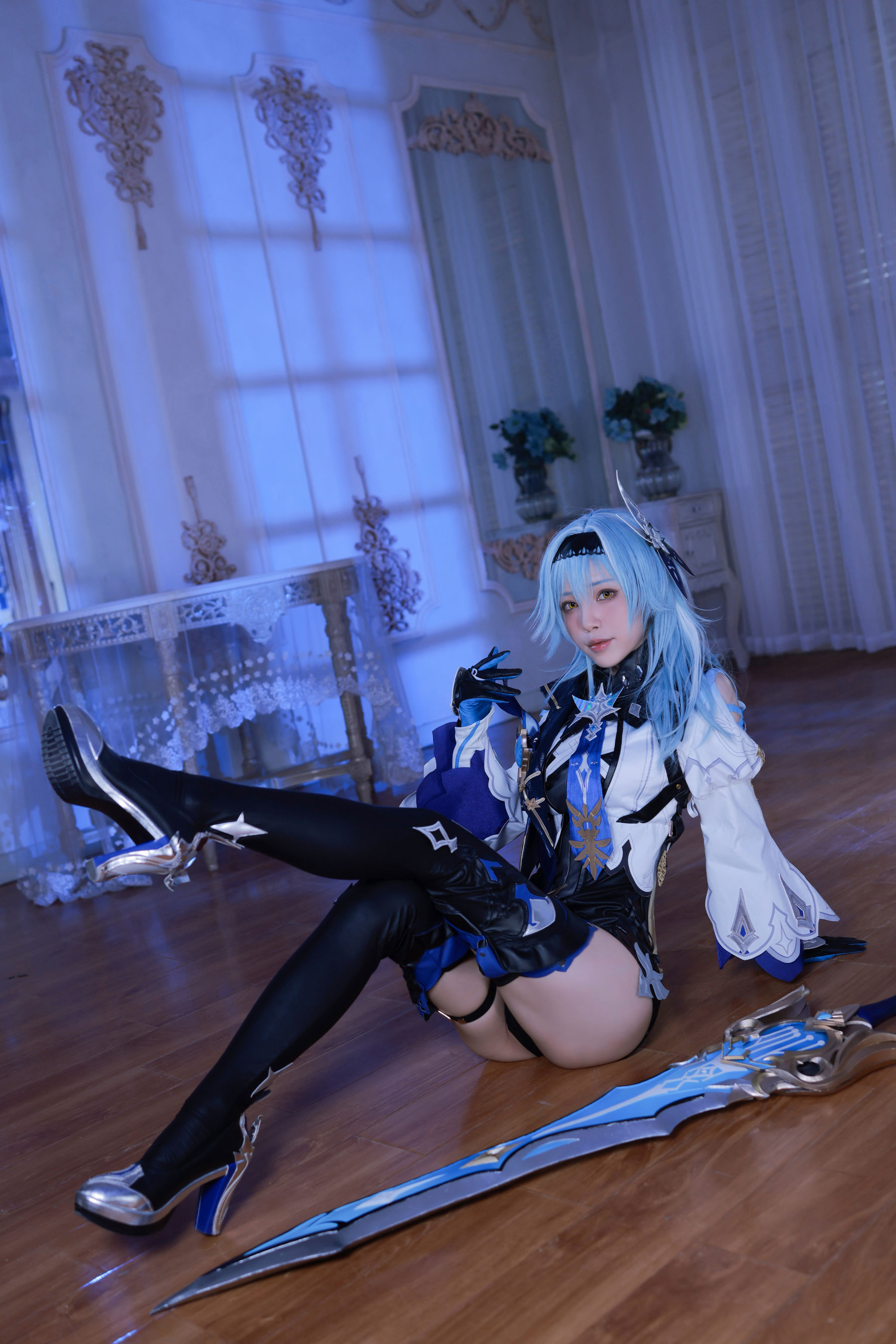 [网红COSER写真] 动漫博主水淼aqua - 原神优菈 原造