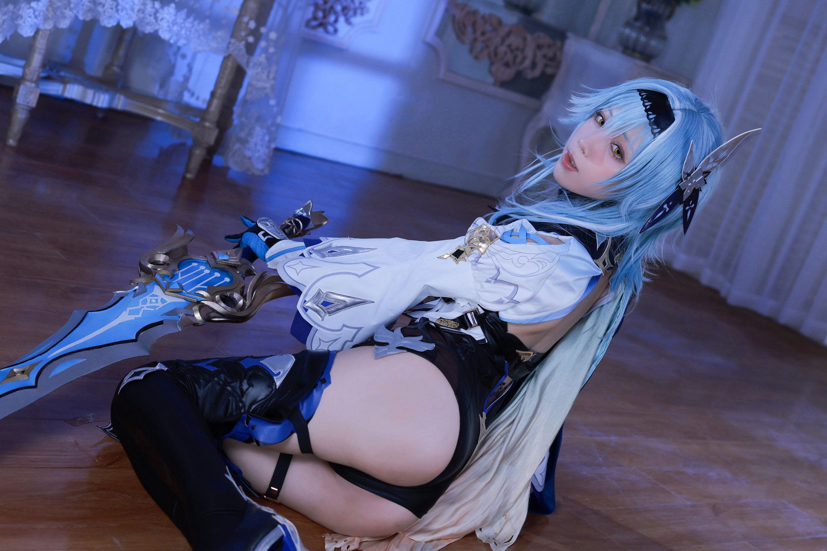 [网红COSER写真] 动漫博主水淼aqua - 原神优菈 原造