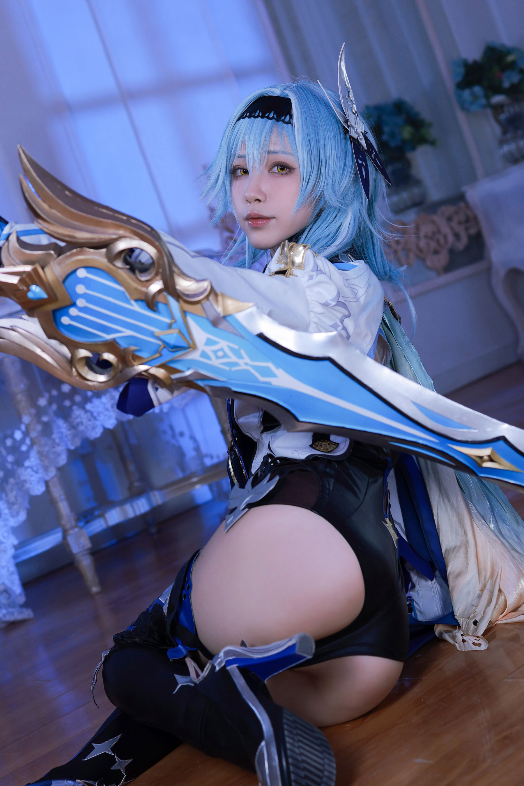 [网红COSER写真] 动漫博主水淼aqua - 原神优菈 原造