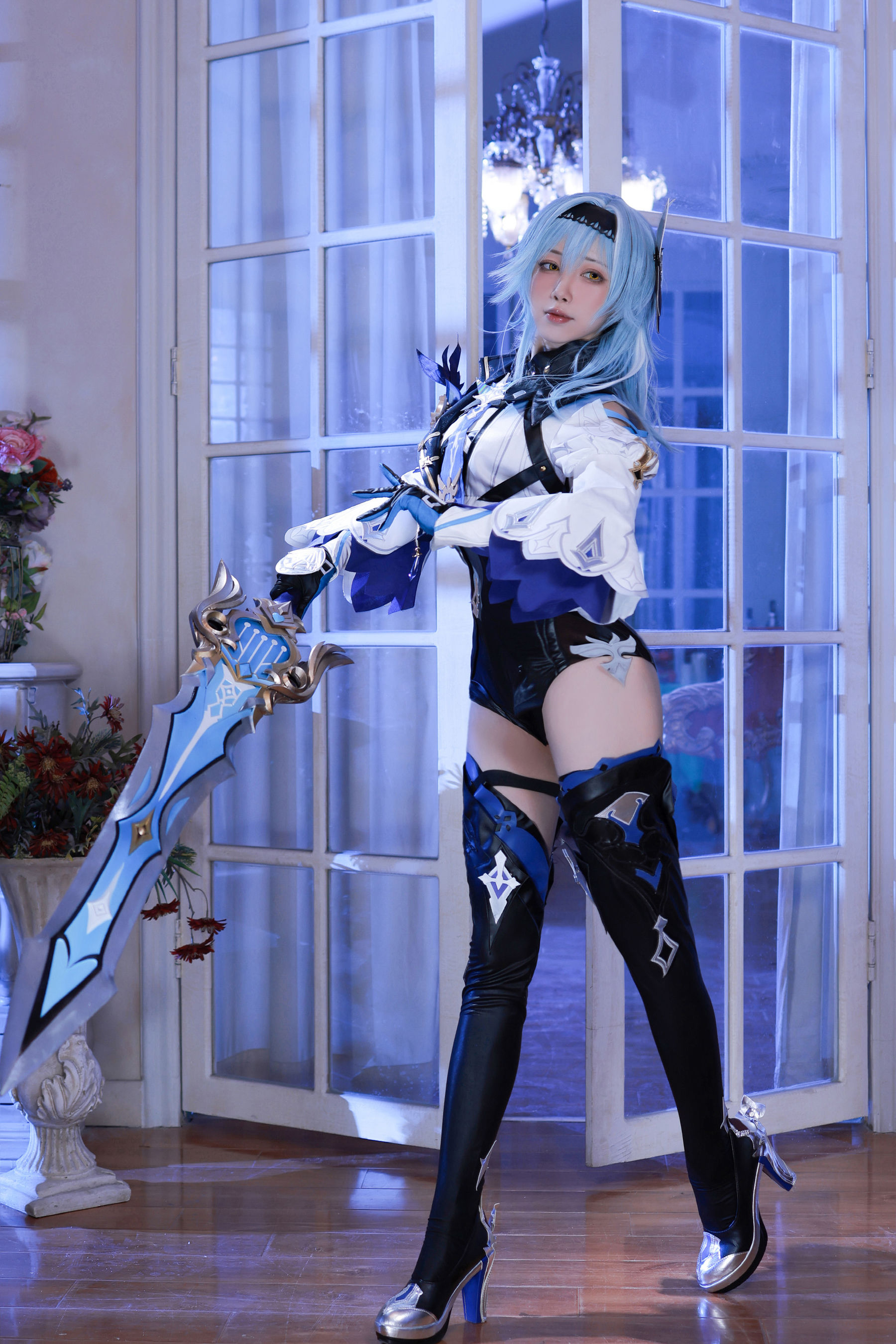 [网红COSER写真] 动漫博主水淼aqua - 原神优菈 原造