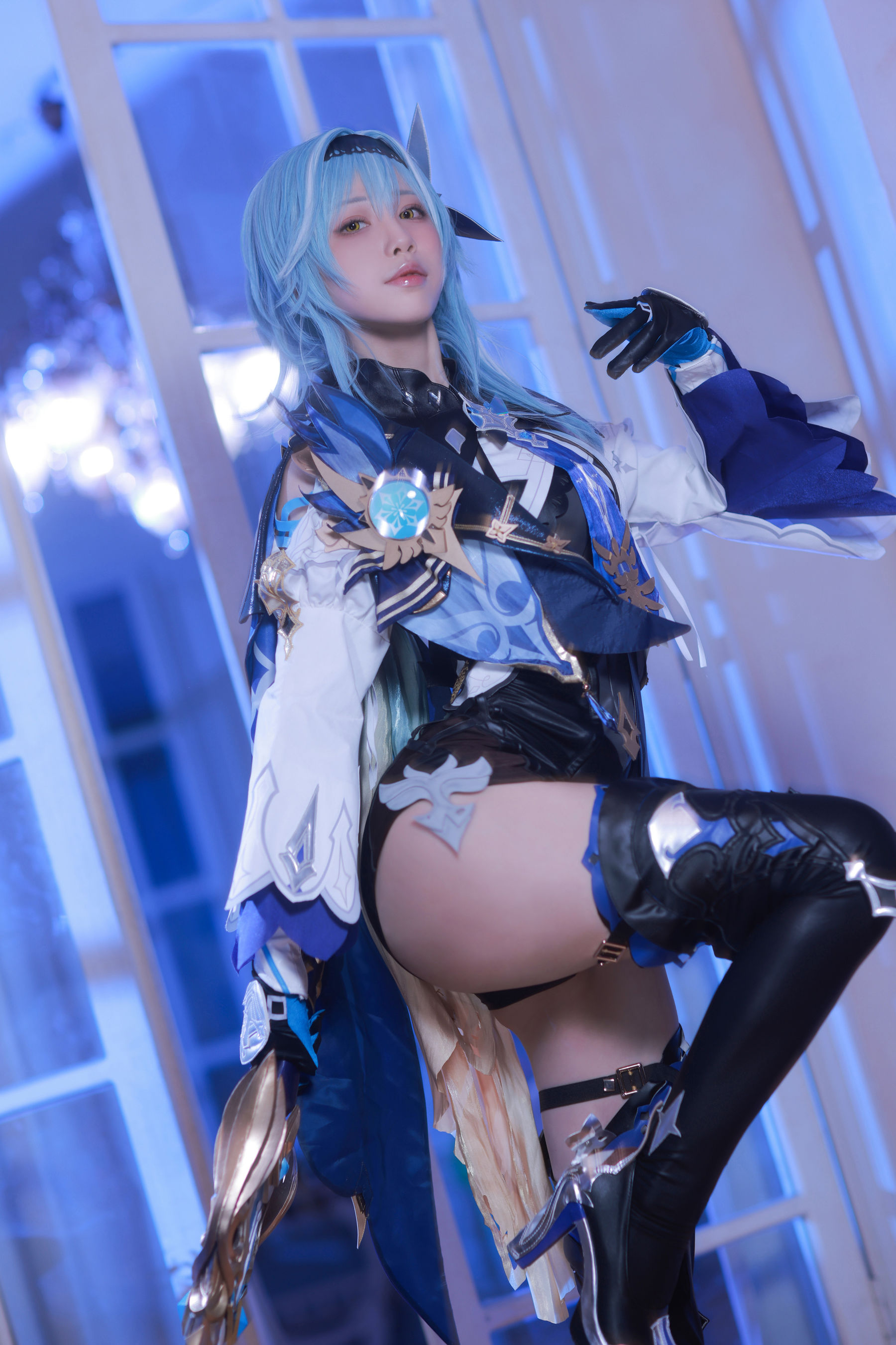 [网红COSER写真] 动漫博主水淼aqua - 原神优菈 原造
