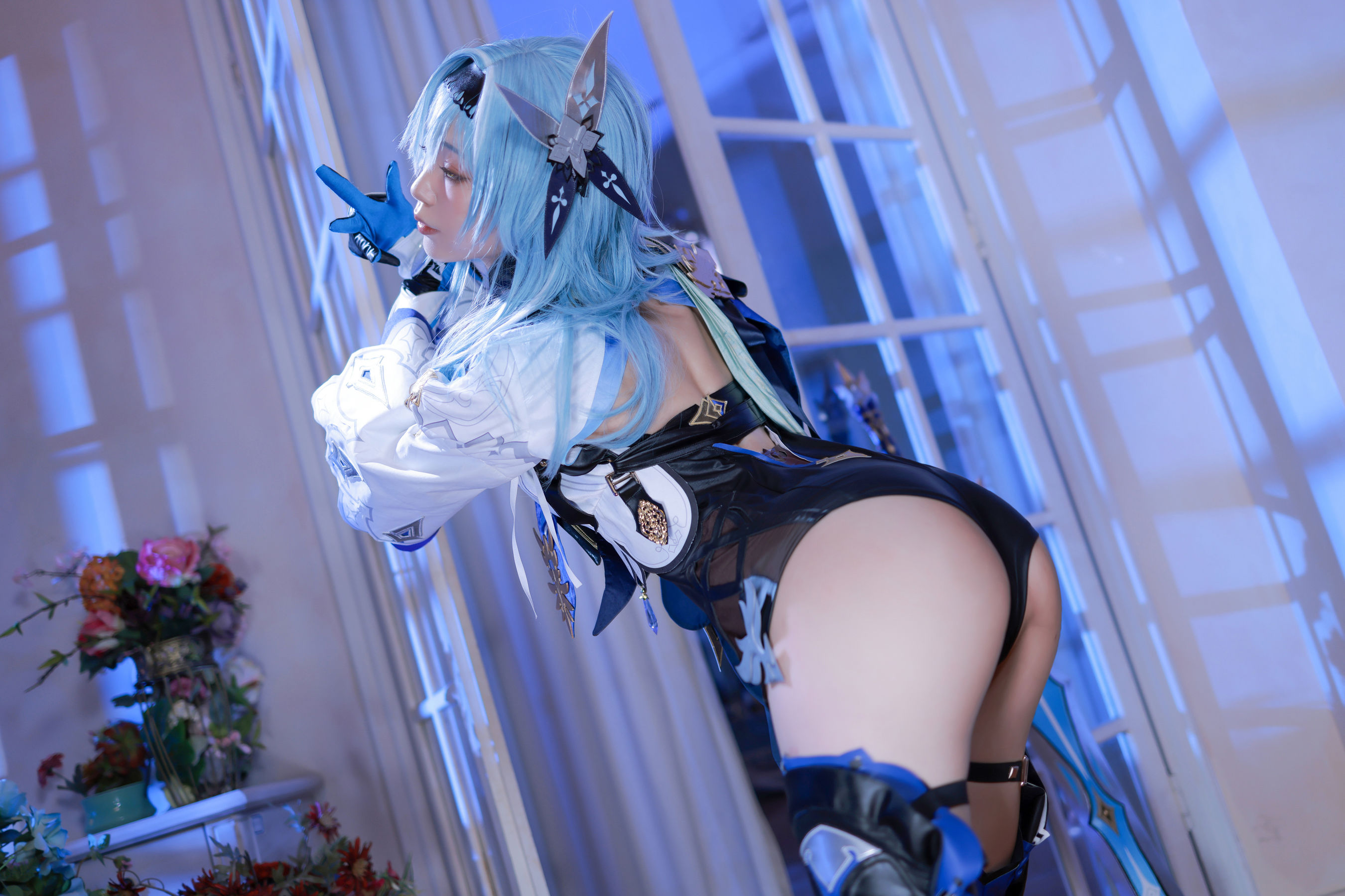 [网红COSER写真] 动漫博主水淼aqua - 原神优菈 原造