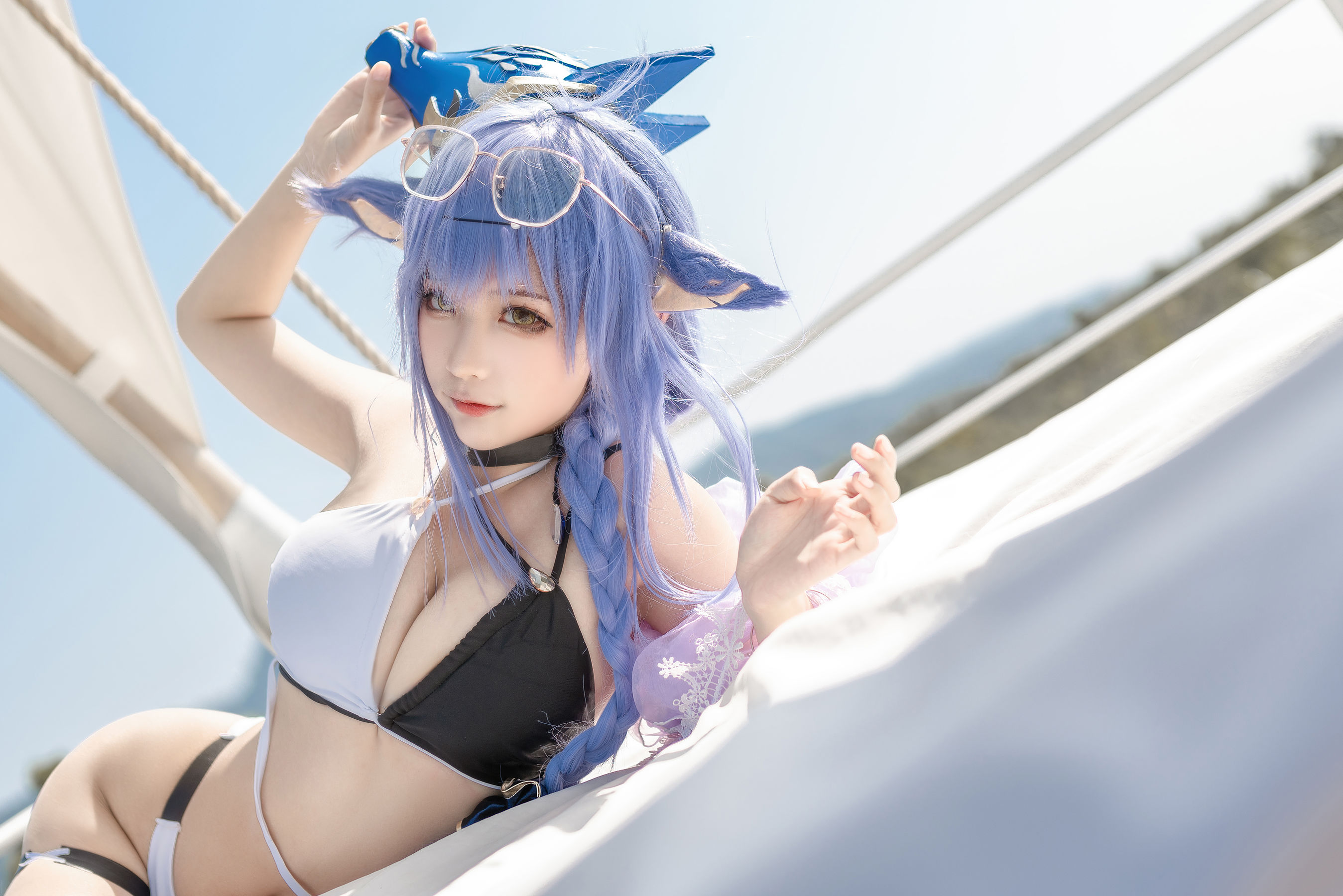 [网红COSER写真] 动漫博主蠢沫沫 - 童の假日 士佐