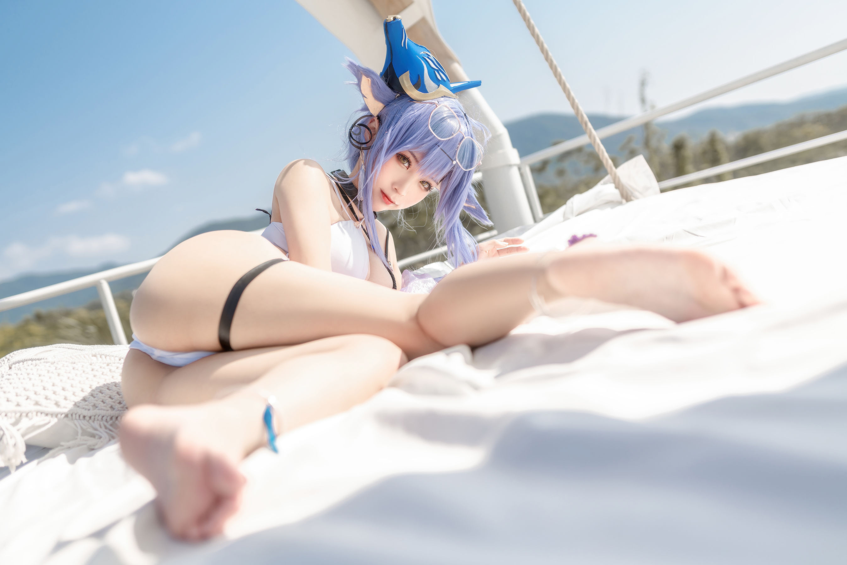 [网红COSER写真] 动漫博主蠢沫沫 - 童の假日 士佐