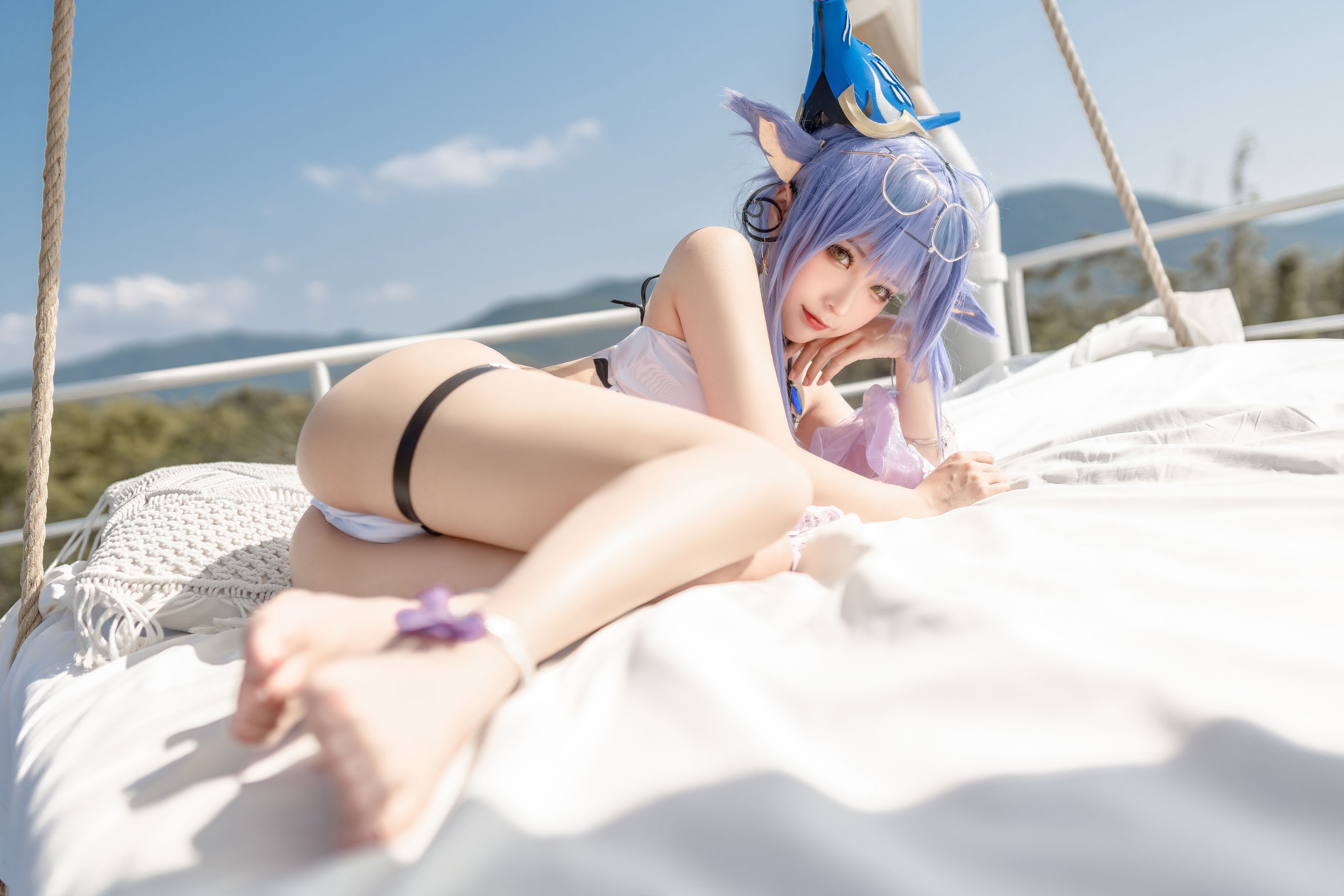 [网红COSER写真] 动漫博主蠢沫沫 - 童の假日 士佐