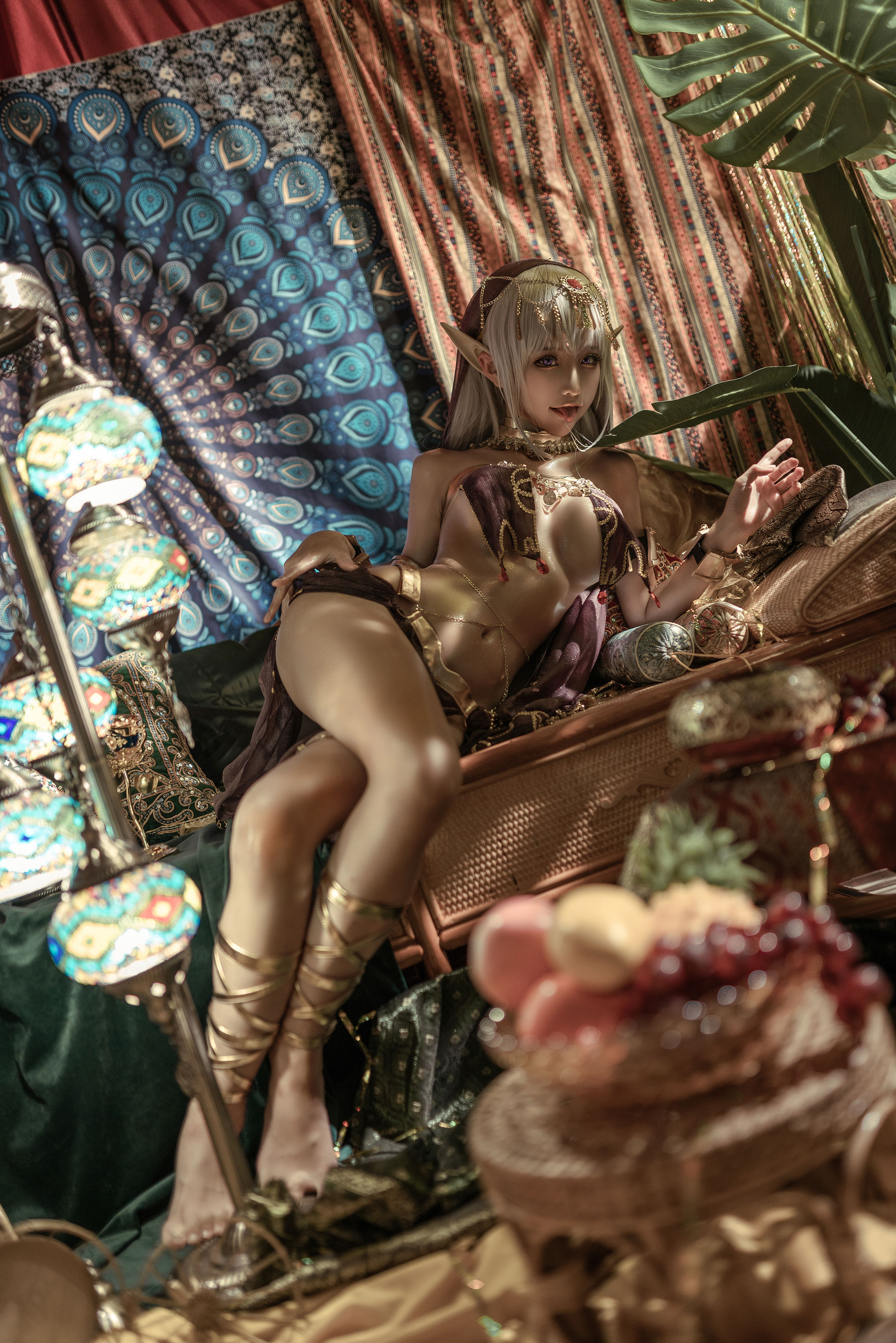 [网红COSER写真] 动漫博主蠢沫沫 - 黑兽